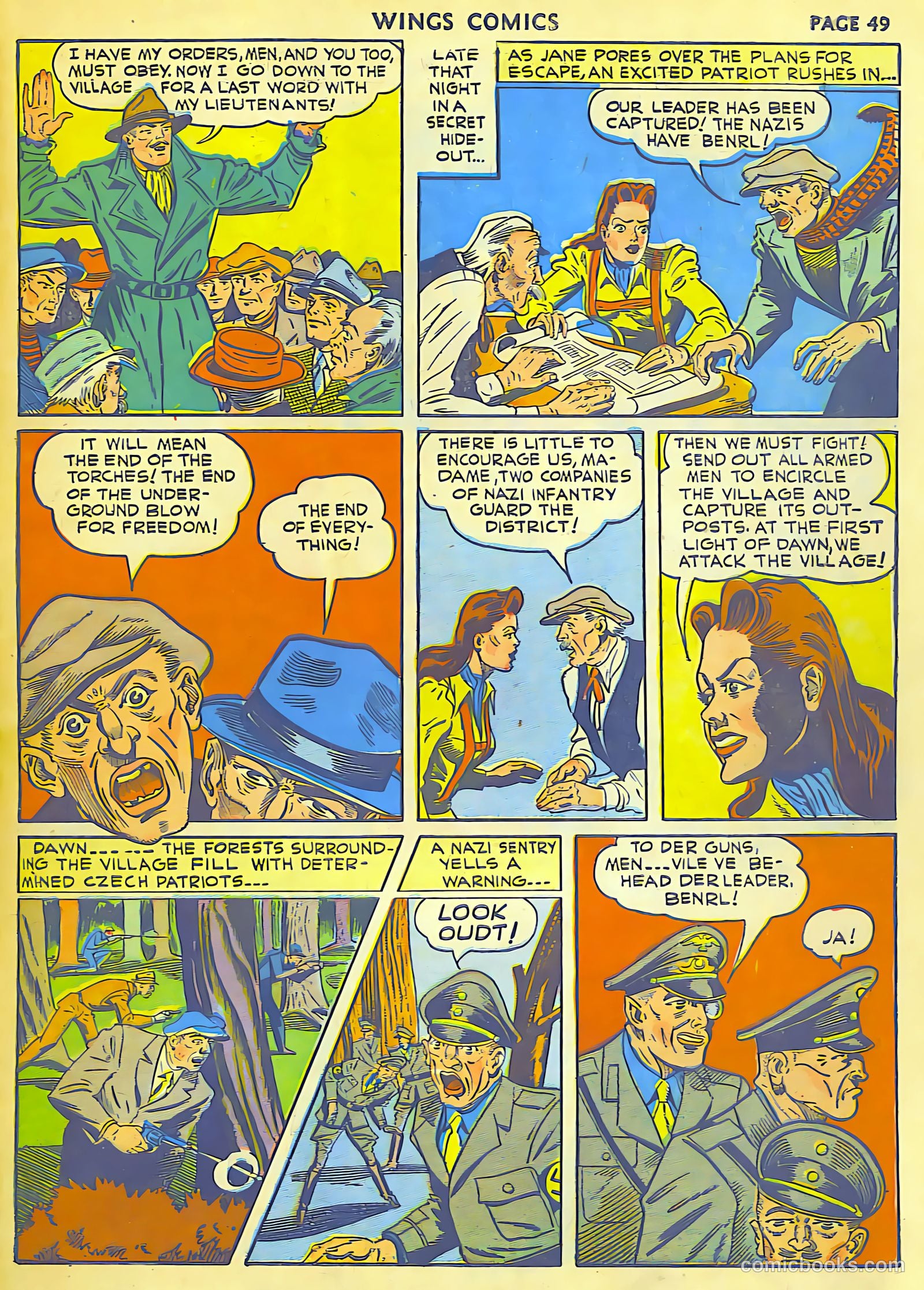 Wings Comics #18 — page 51 of 68