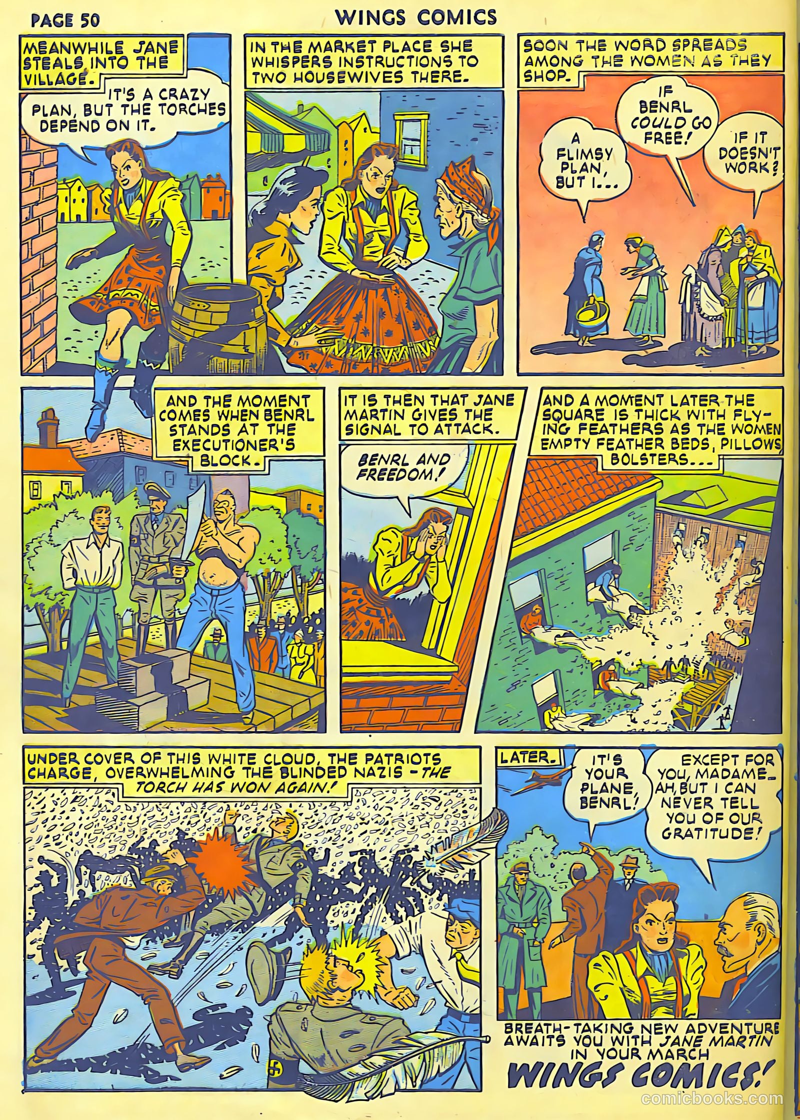 Wings Comics #18 — page 52 of 68