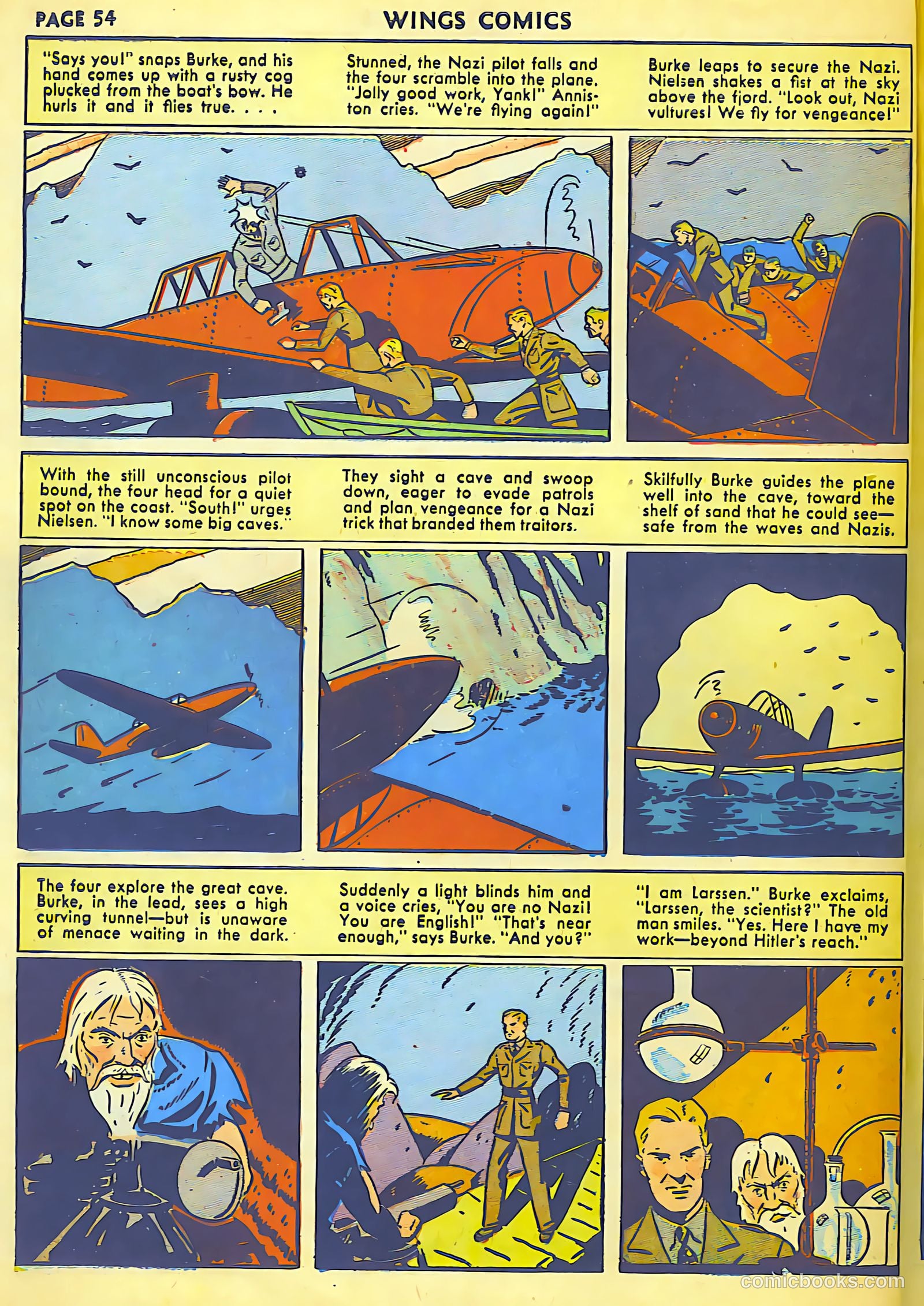 Wings Comics #18 — page 56 of 68