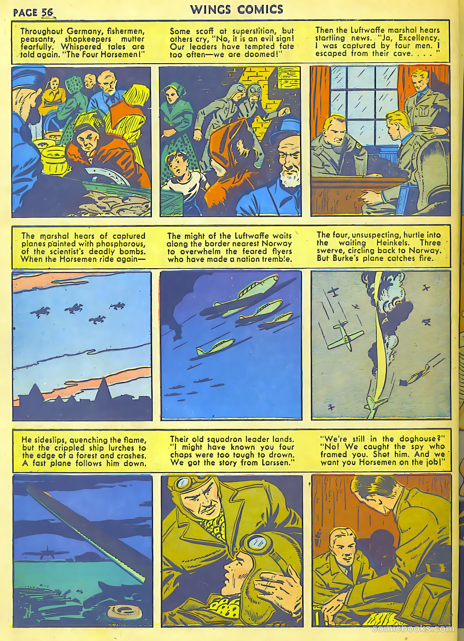 Wings Comics #18 — page 58 of 68