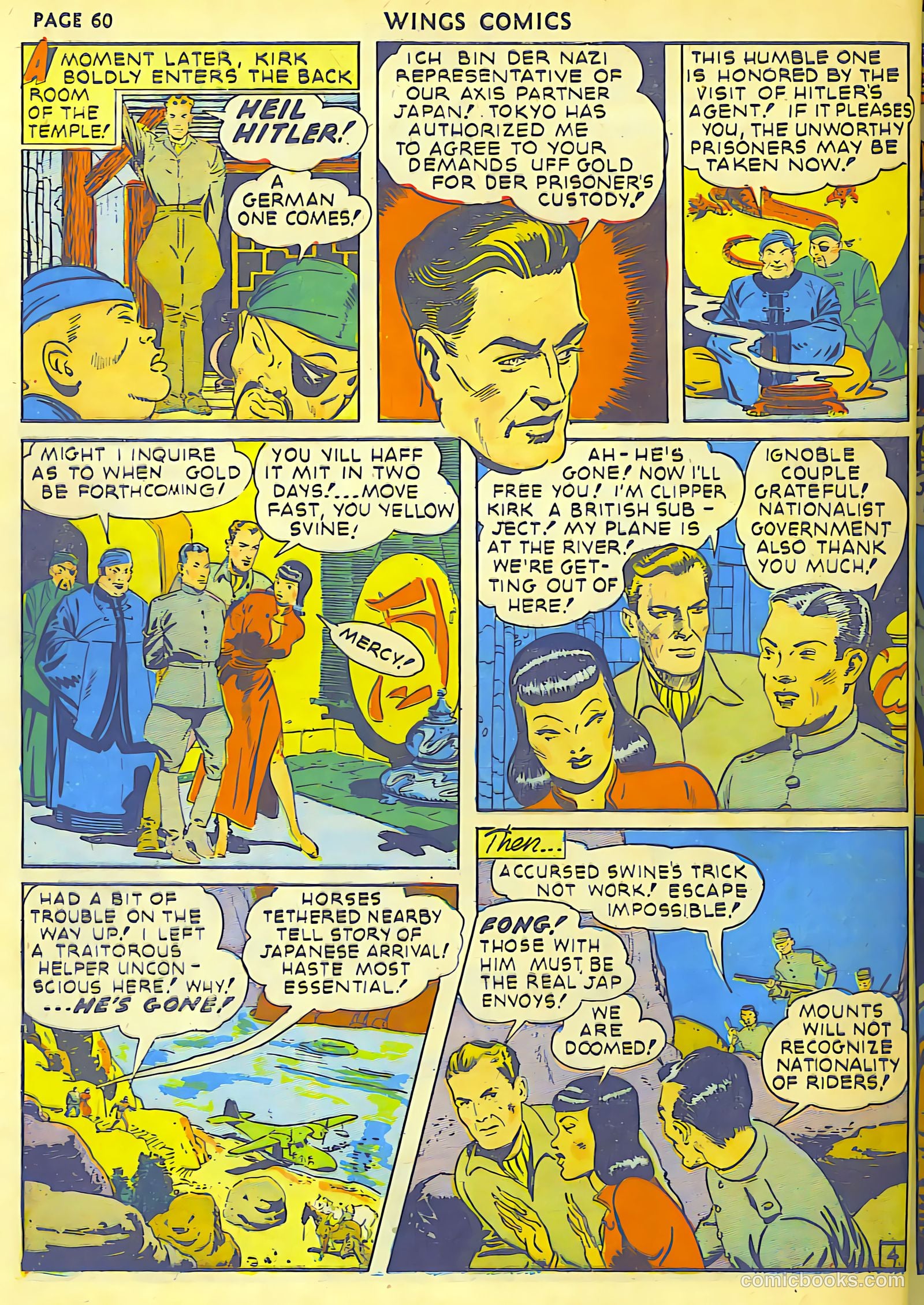 Wings Comics #18 — page 62 of 68