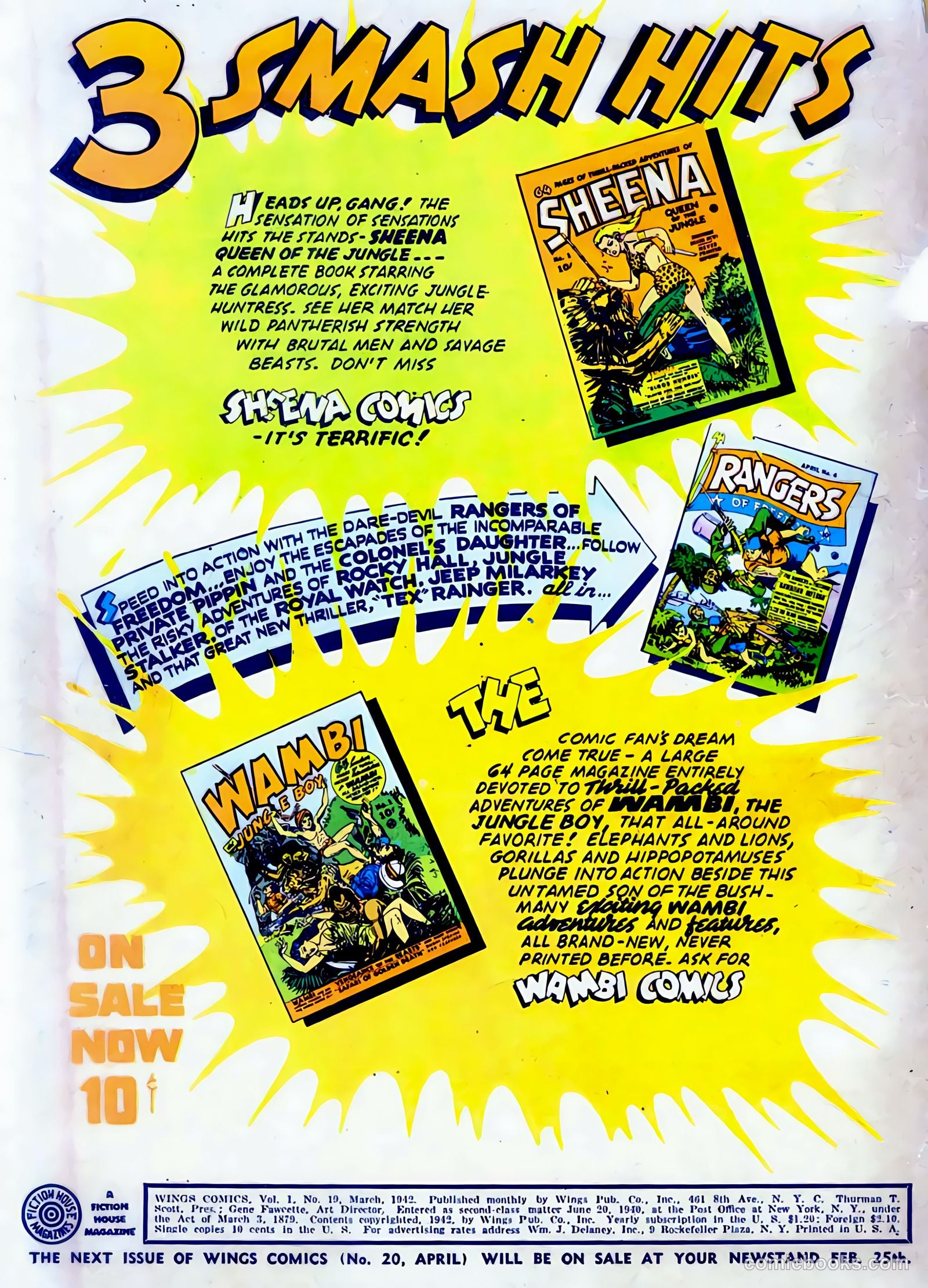 Wings Comics #19 — page 2 of 68