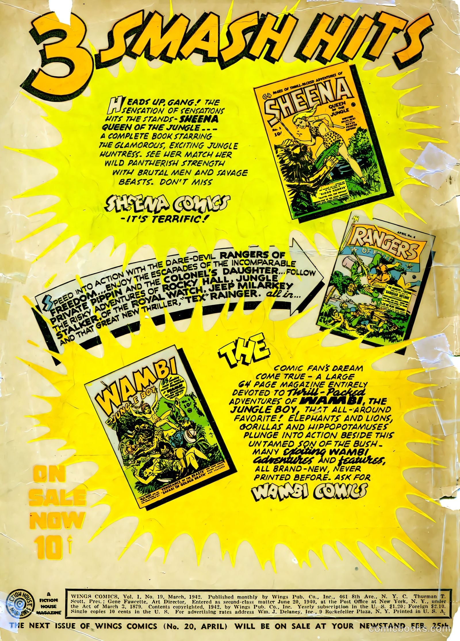 Wings Comics #19 — page 3 of 68