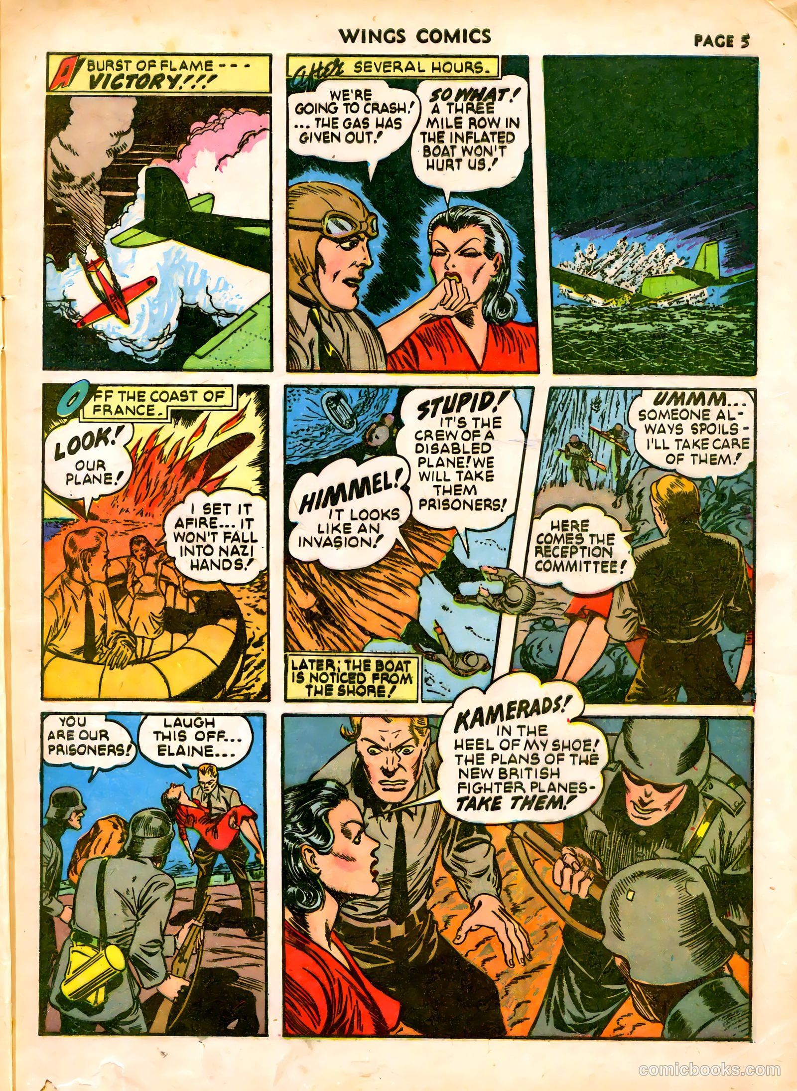 Wings Comics #19 — page 8 of 68