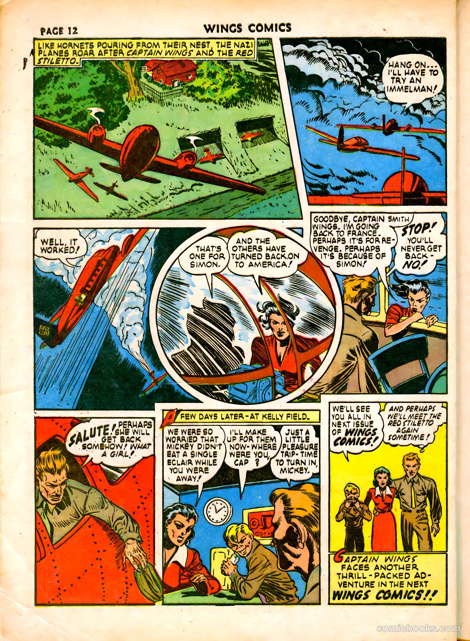 Wings Comics #19 — page 15 of 68