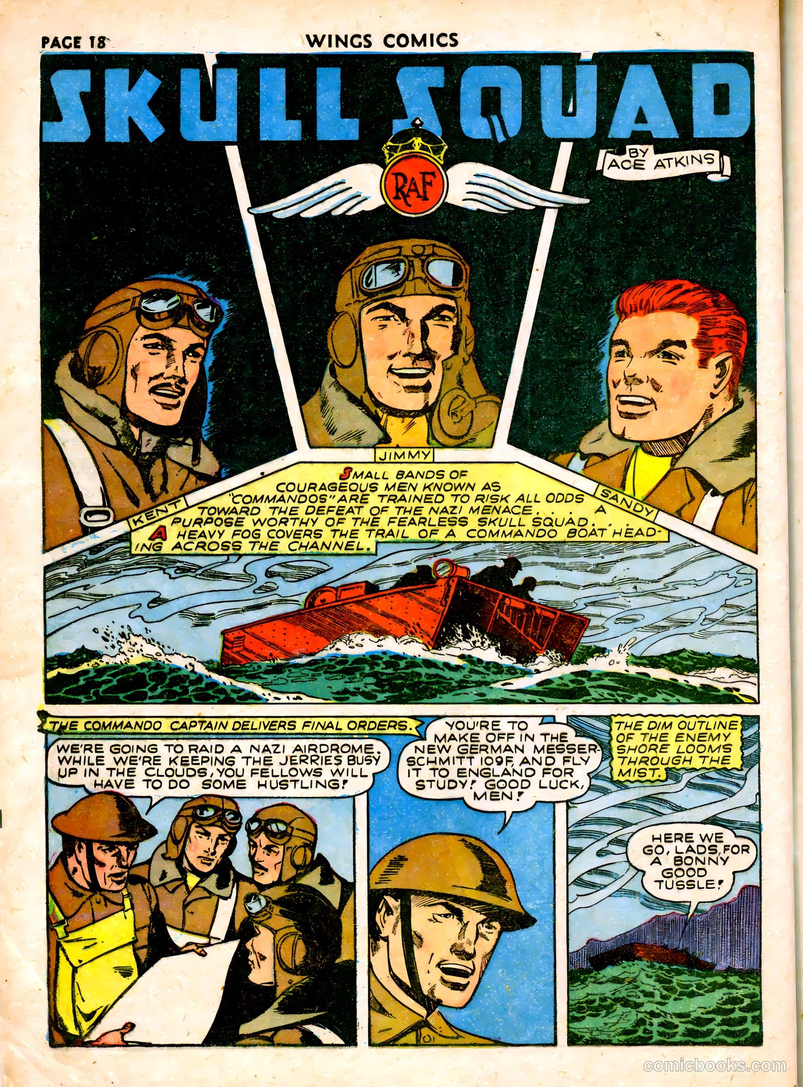 Wings Comics #19 — page 21 of 68