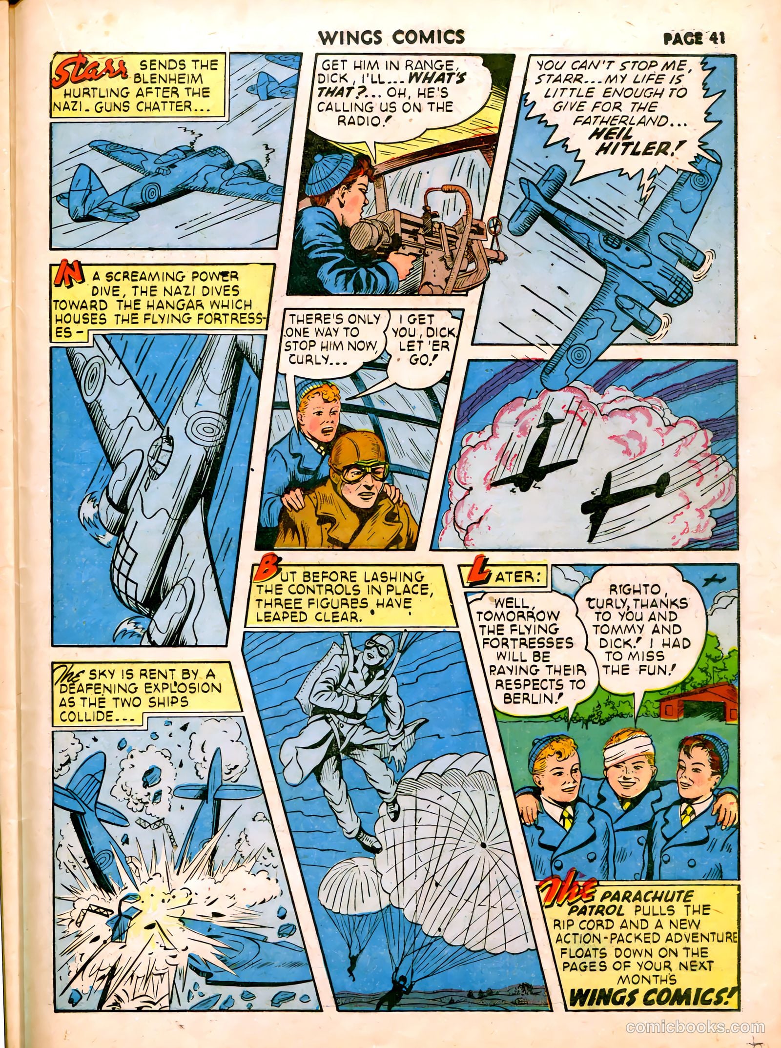Wings Comics #19 — page 44 of 68