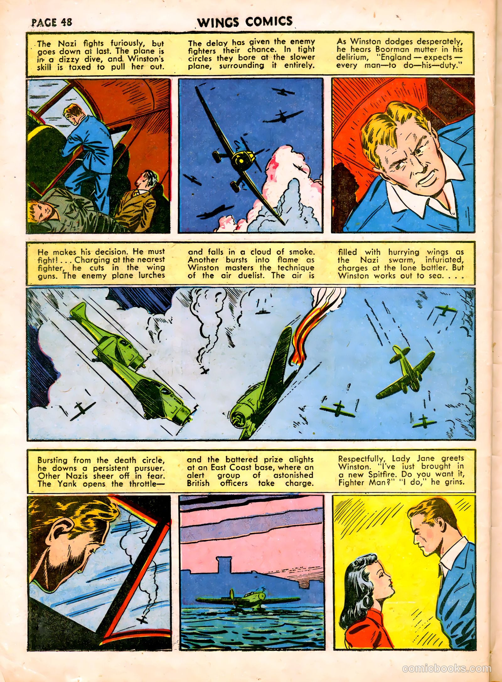 Wings Comics #19 — page 51 of 68