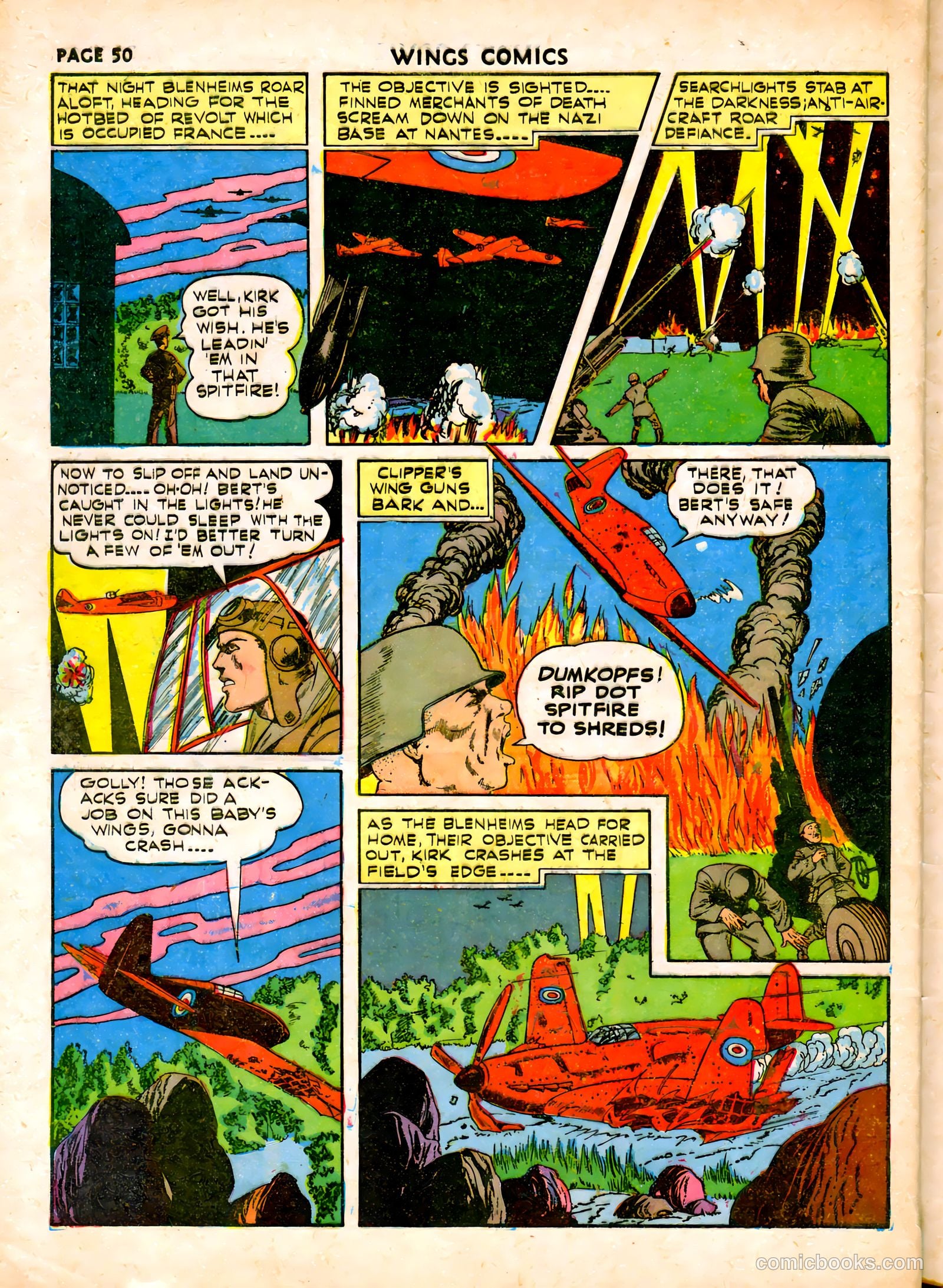Wings Comics #19 — page 53 of 68