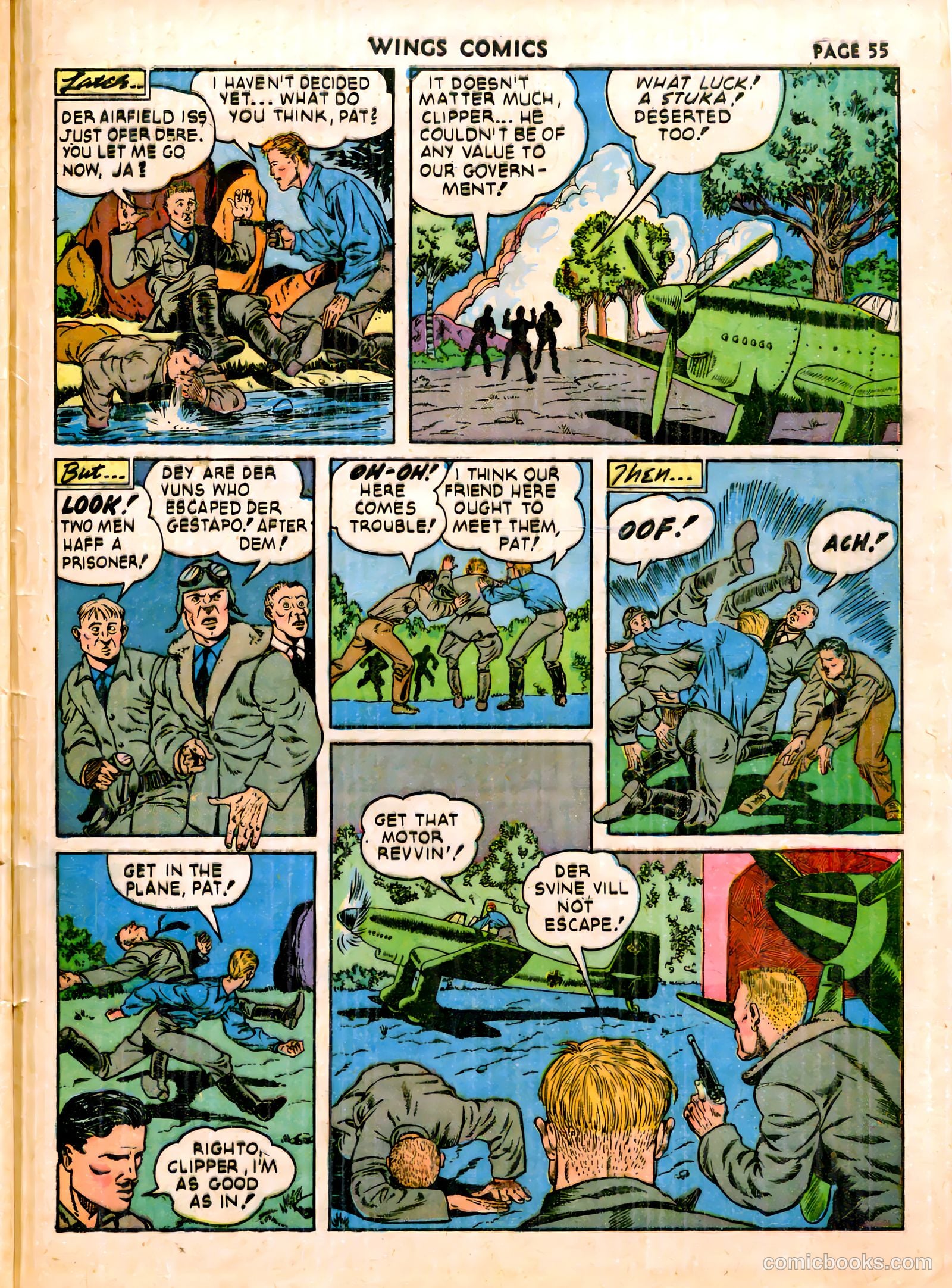Wings Comics #19 — page 58 of 68