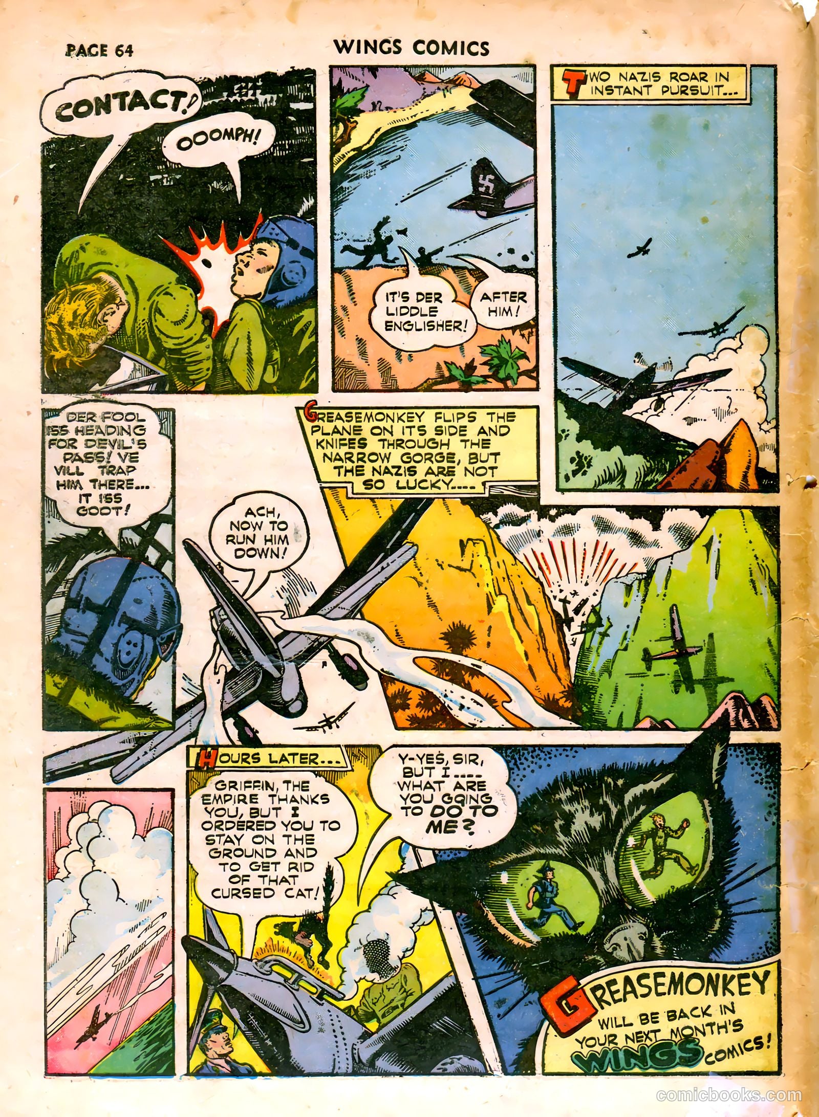 Wings Comics #19 — page 67 of 68