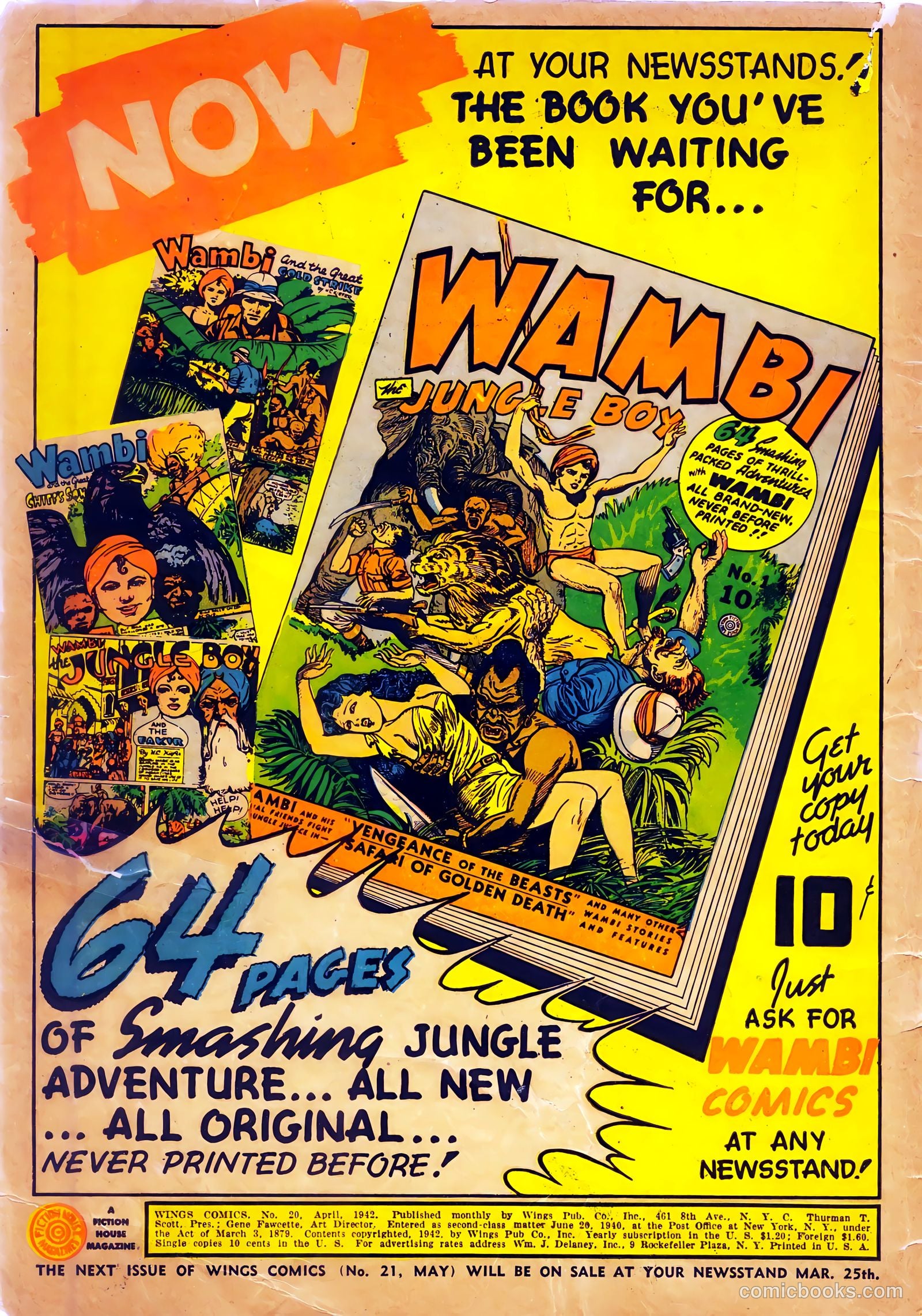 Wings Comics #20 — page 2 of 68
