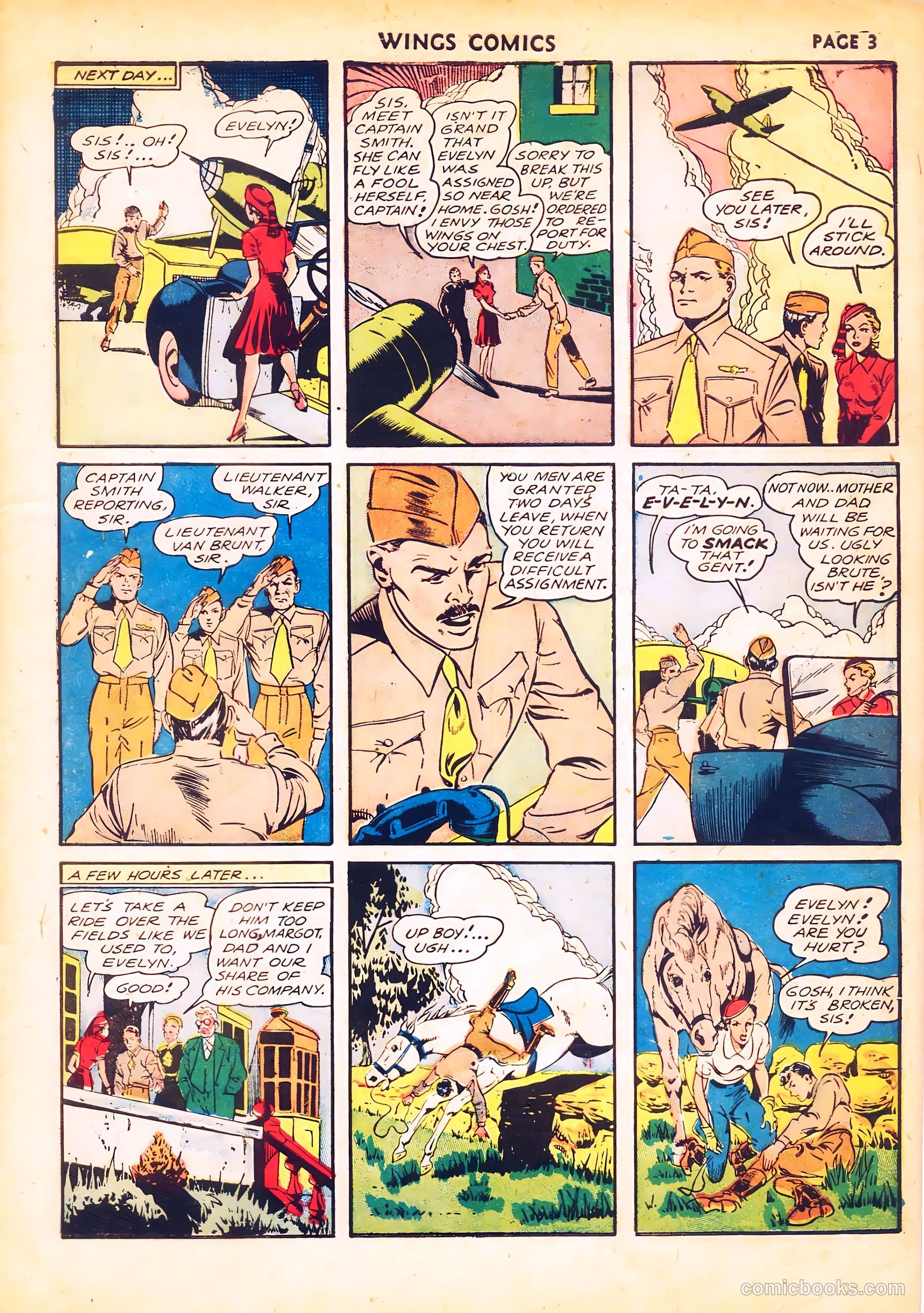 Wings Comics #20 — page 5 of 68