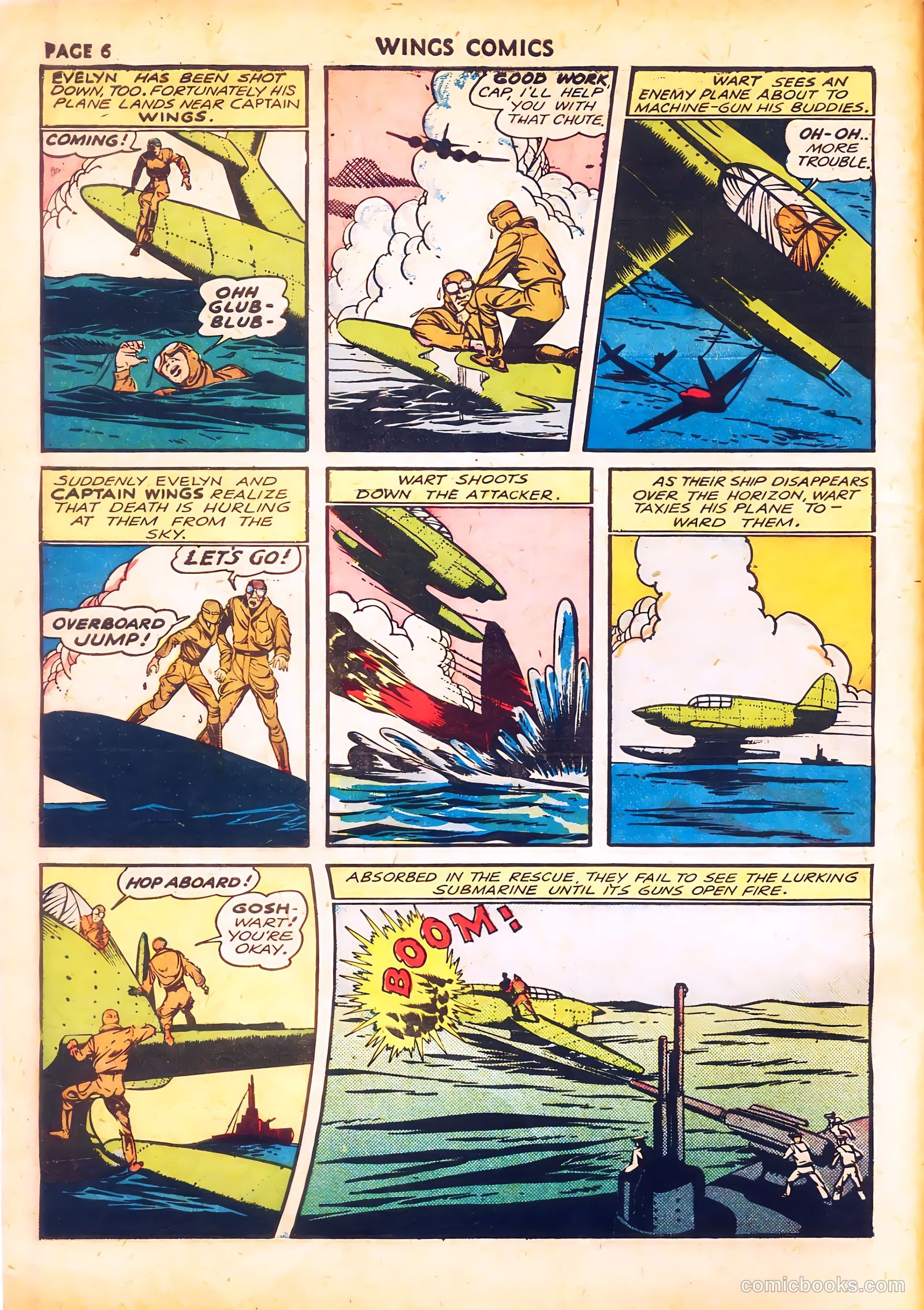 Wings Comics #20 — page 8 of 68