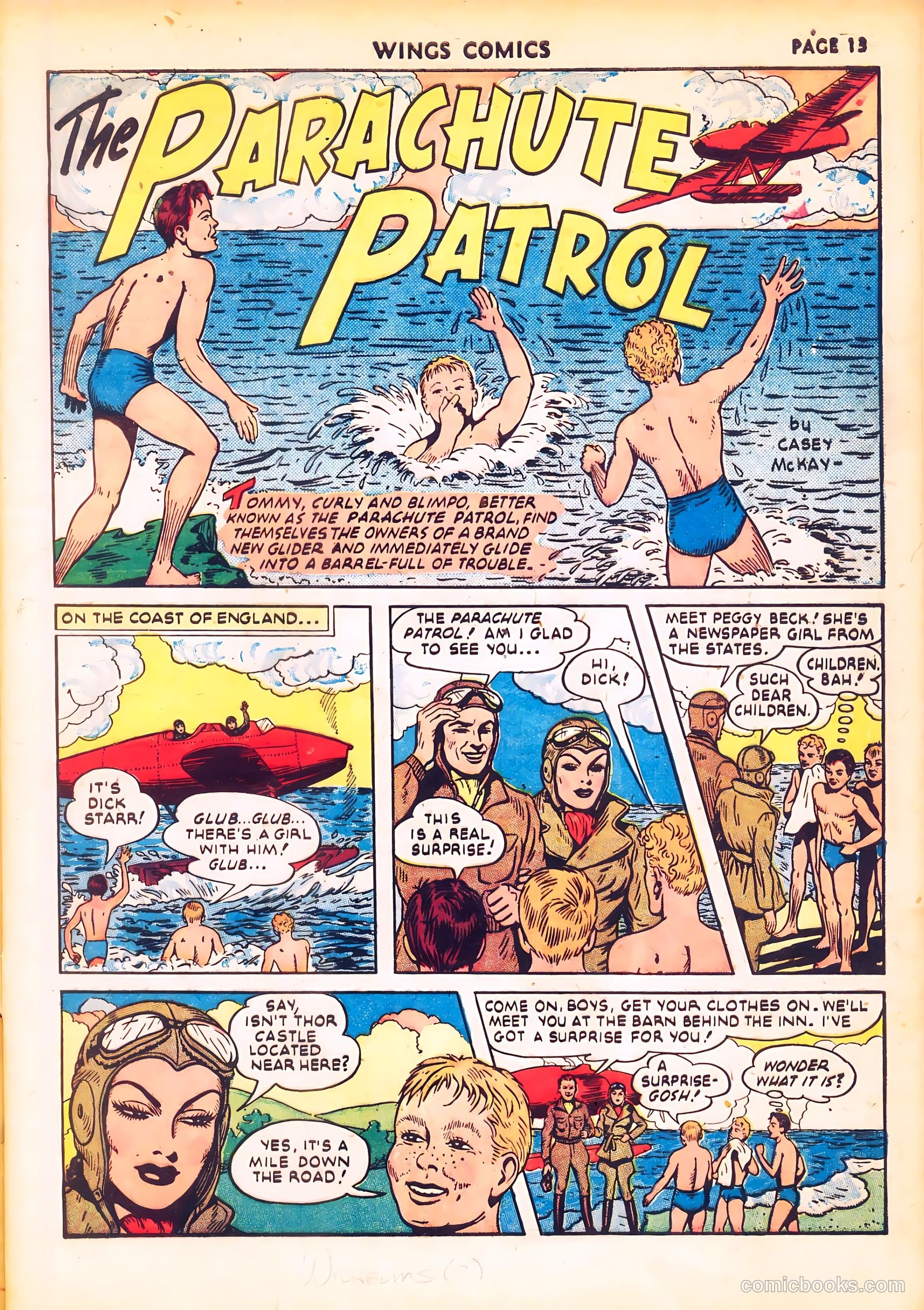 Wings Comics #20 — page 15 of 68