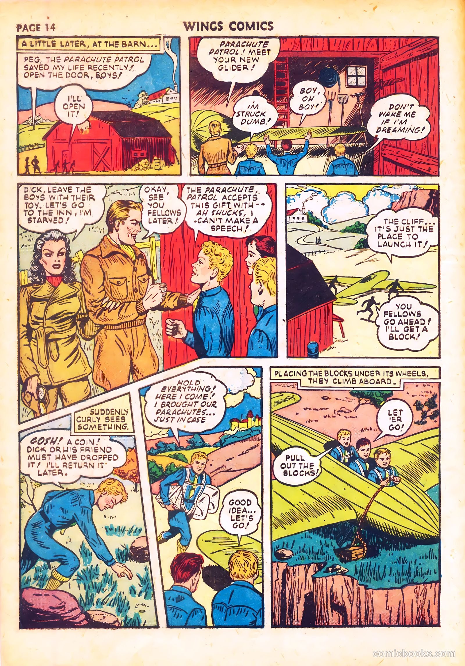 Wings Comics #20 — page 16 of 68