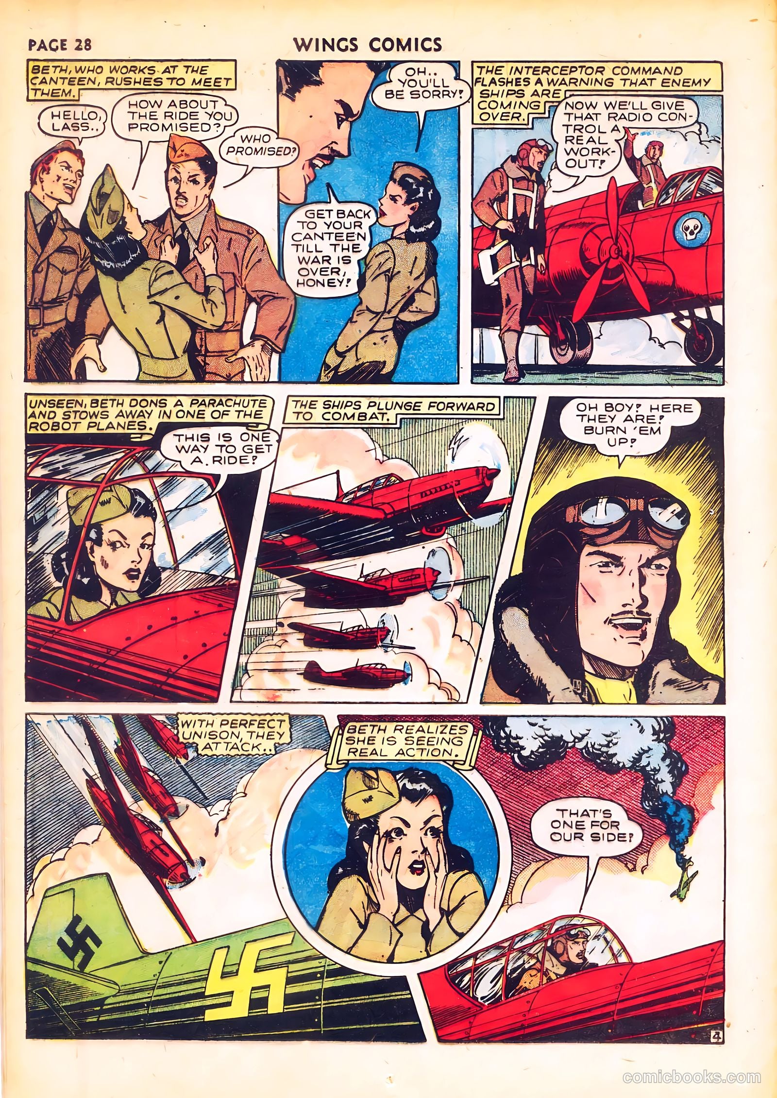 Wings Comics #20 — page 30 of 68