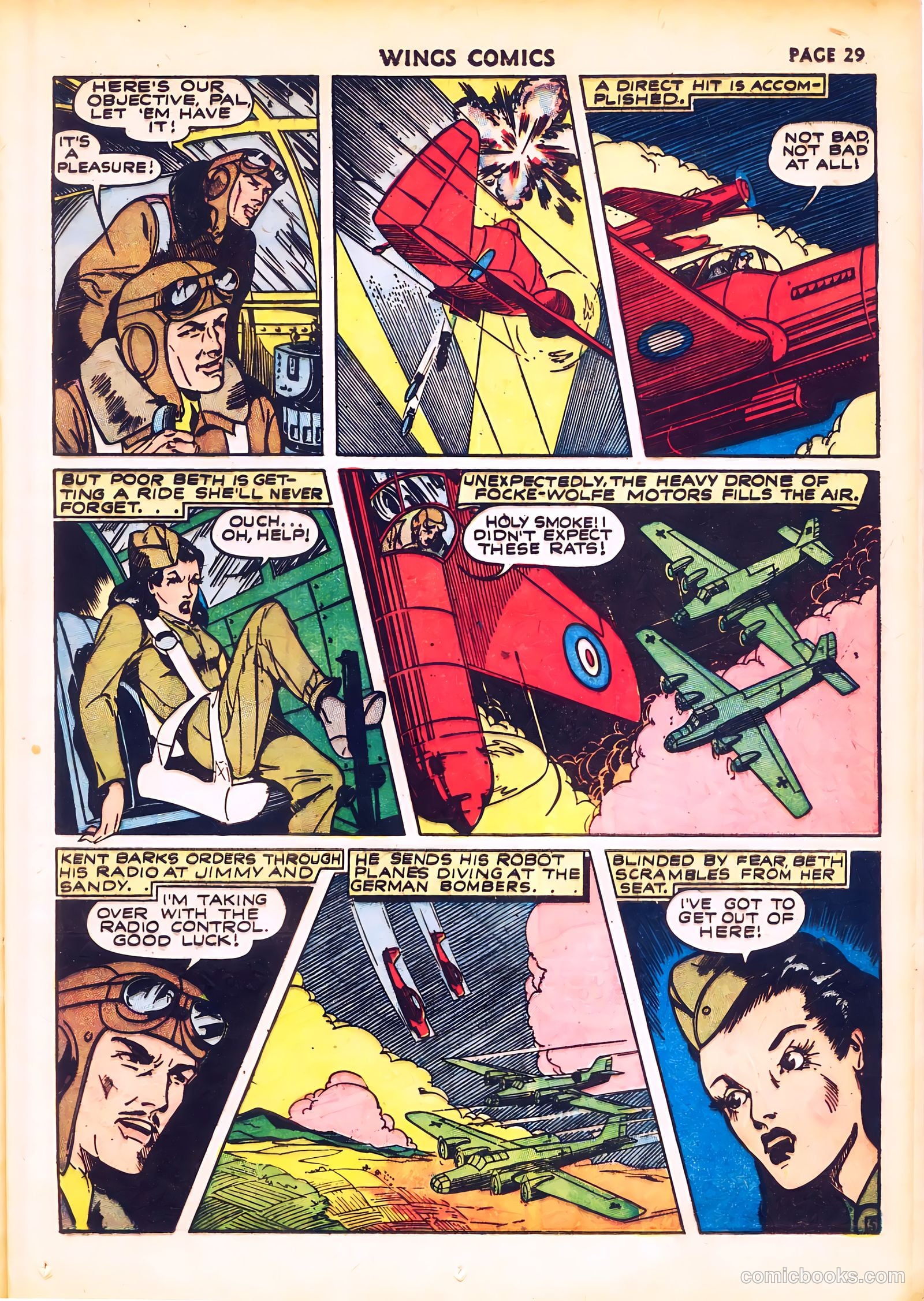Wings Comics #20 — page 31 of 68