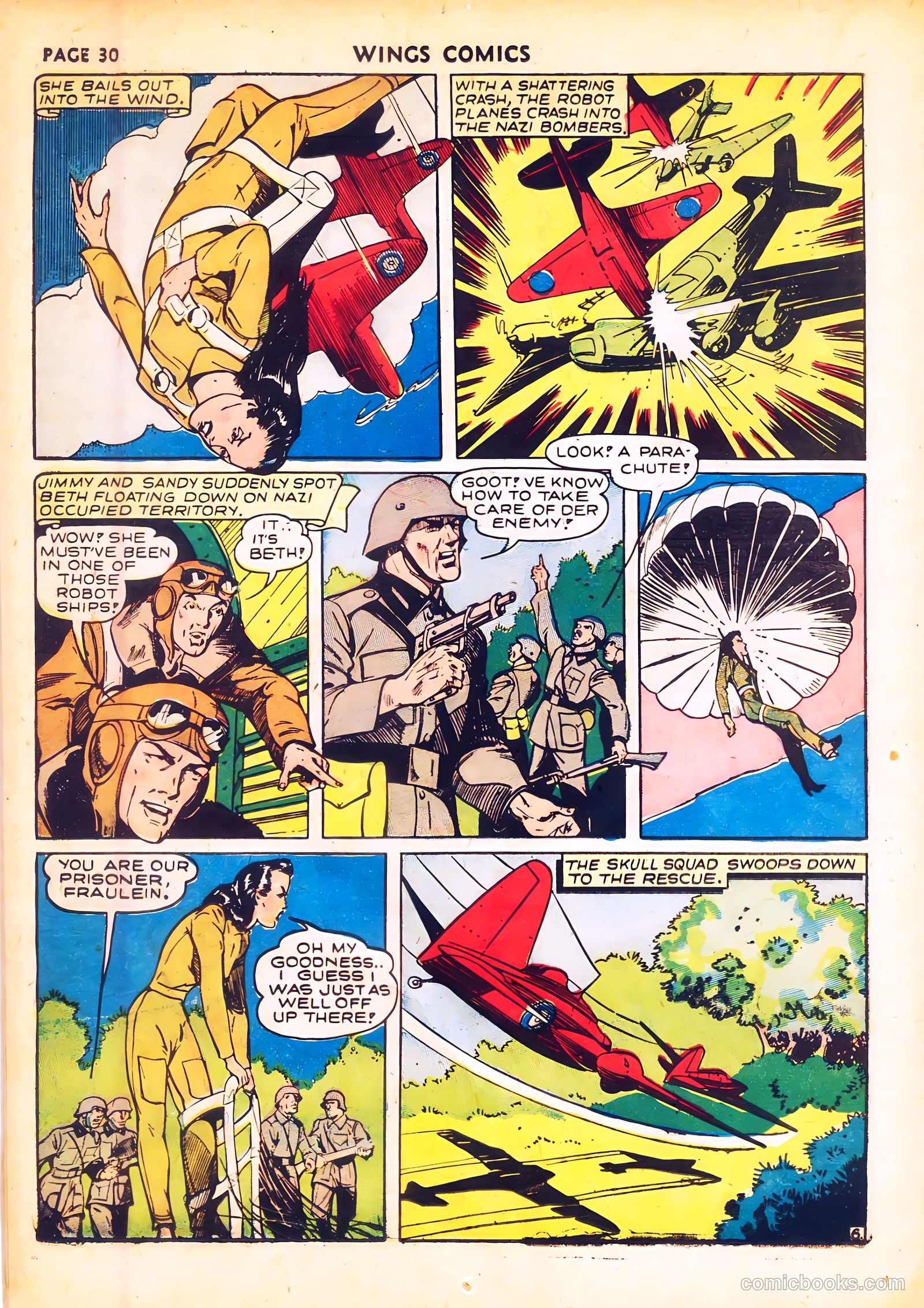 Wings Comics #20 — page 32 of 68