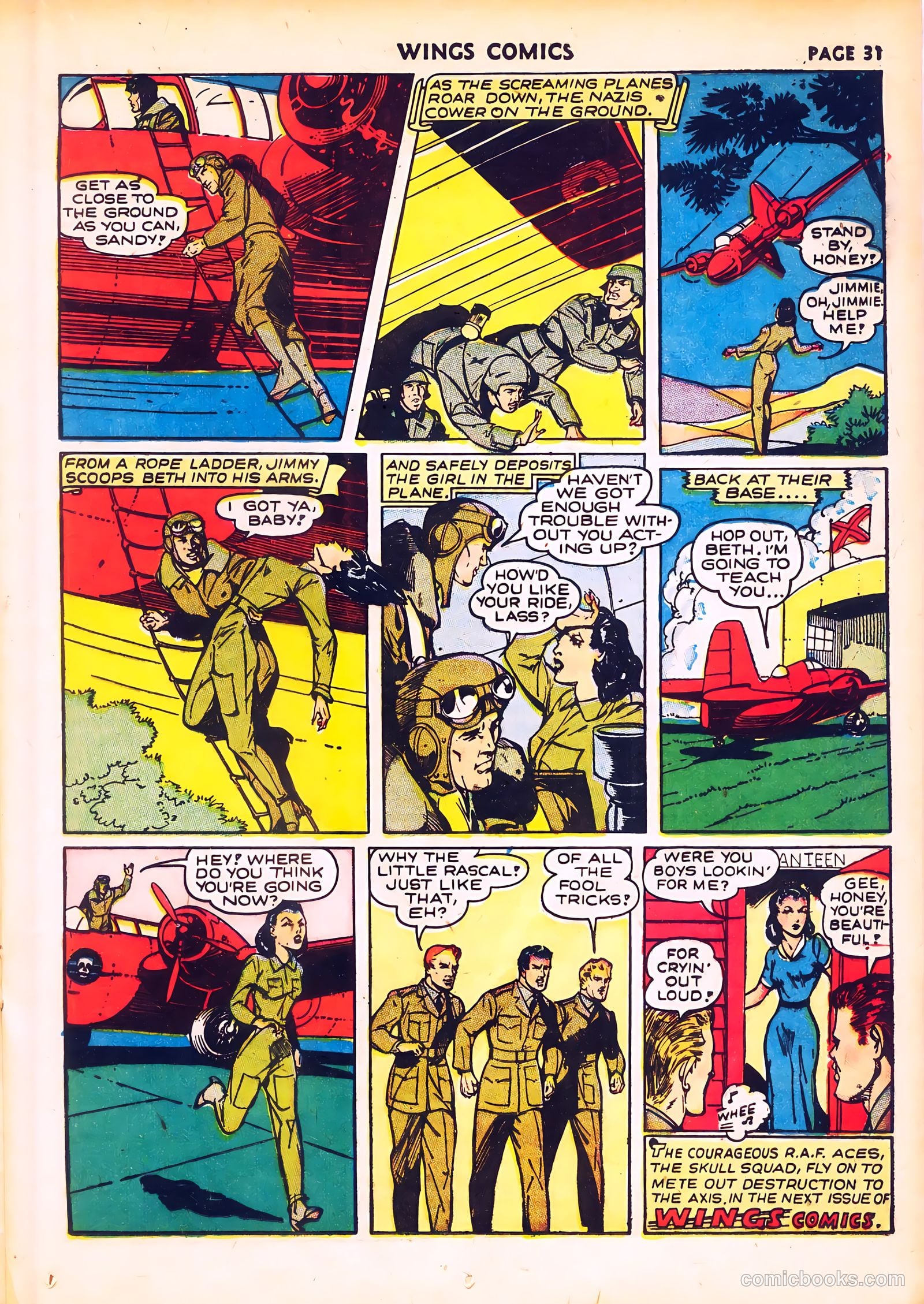Wings Comics #20 — page 33 of 68