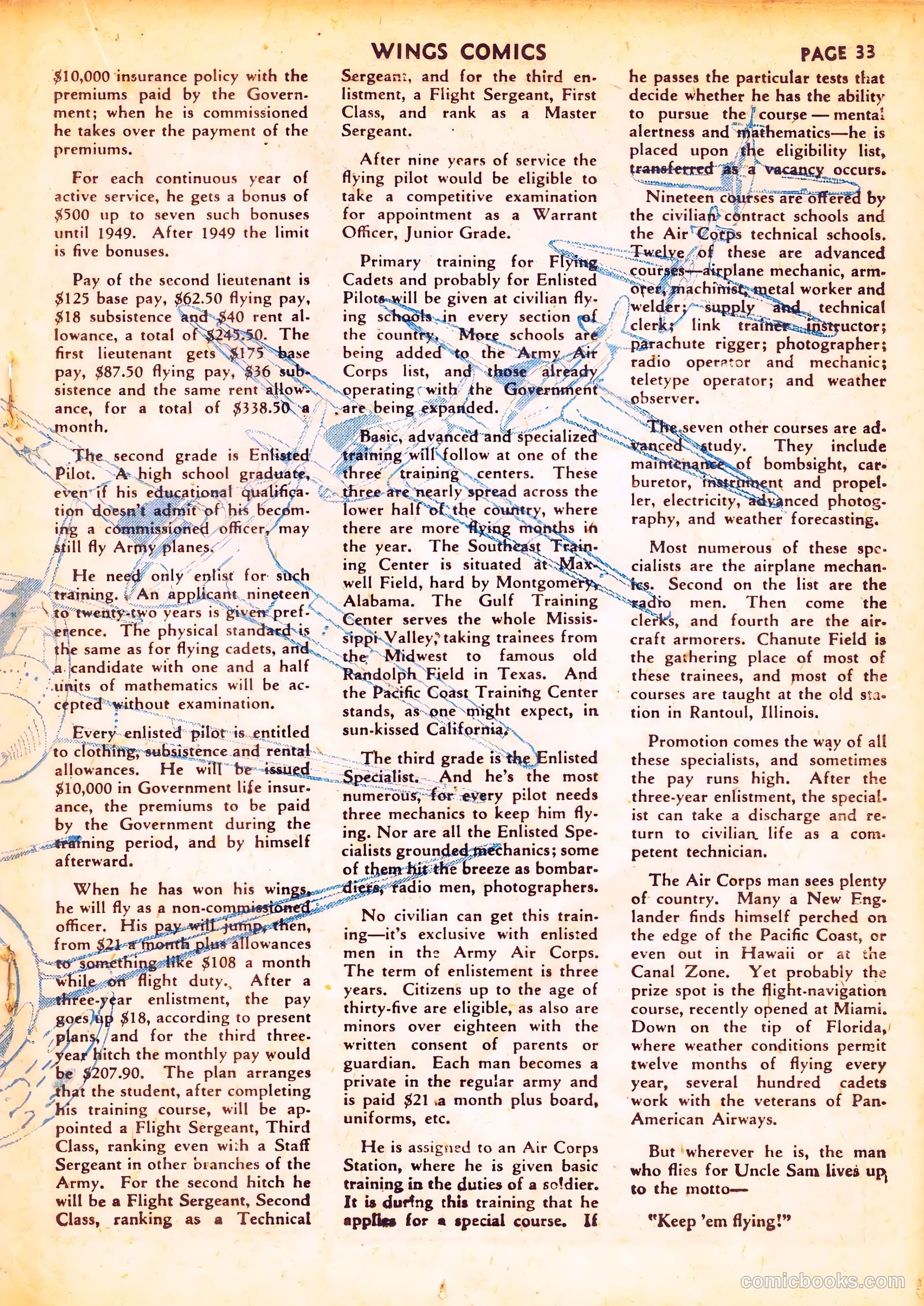 Wings Comics #20 — page 35 of 68