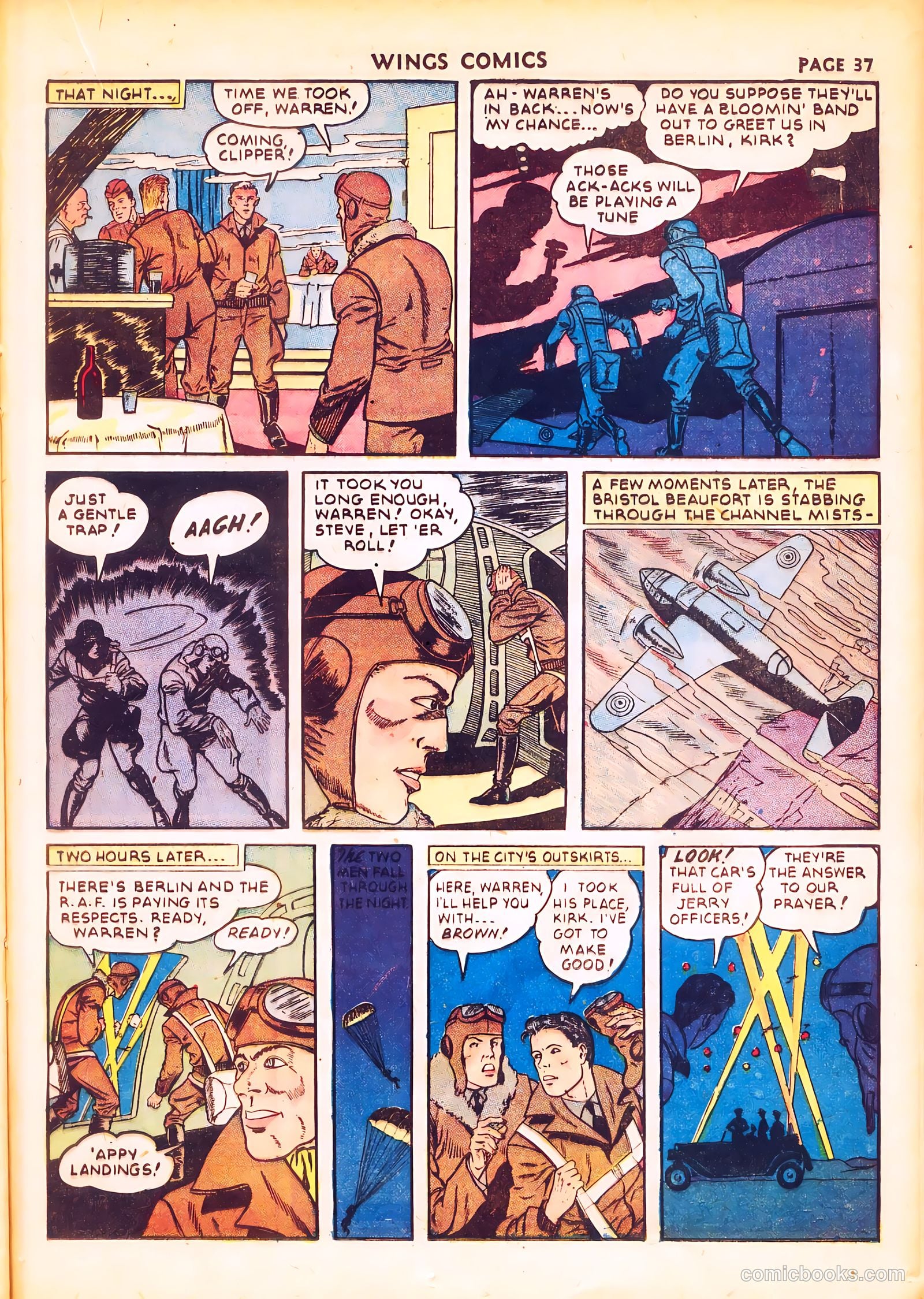 Wings Comics #20 — page 39 of 68