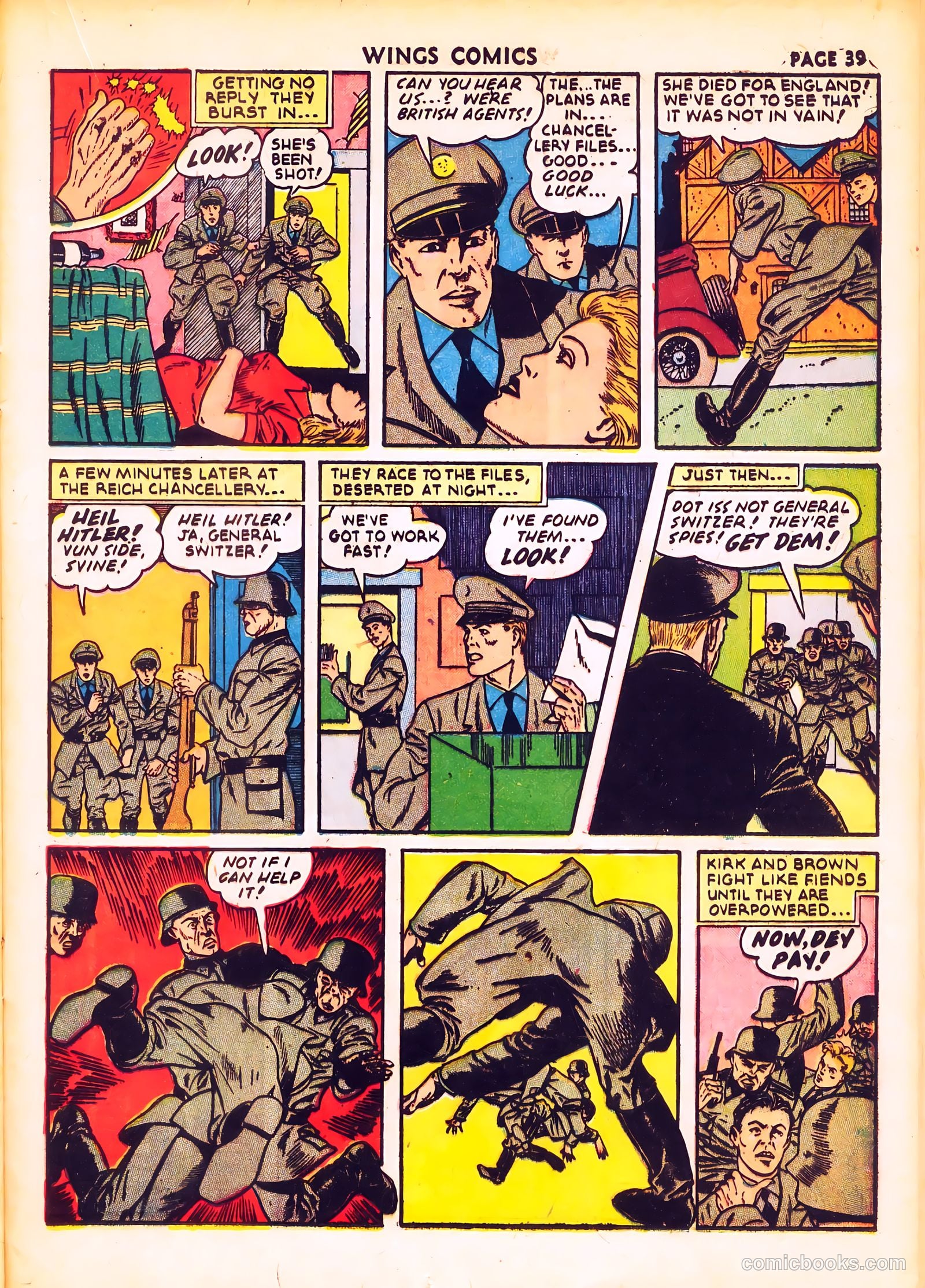 Wings Comics #20 — page 41 of 68