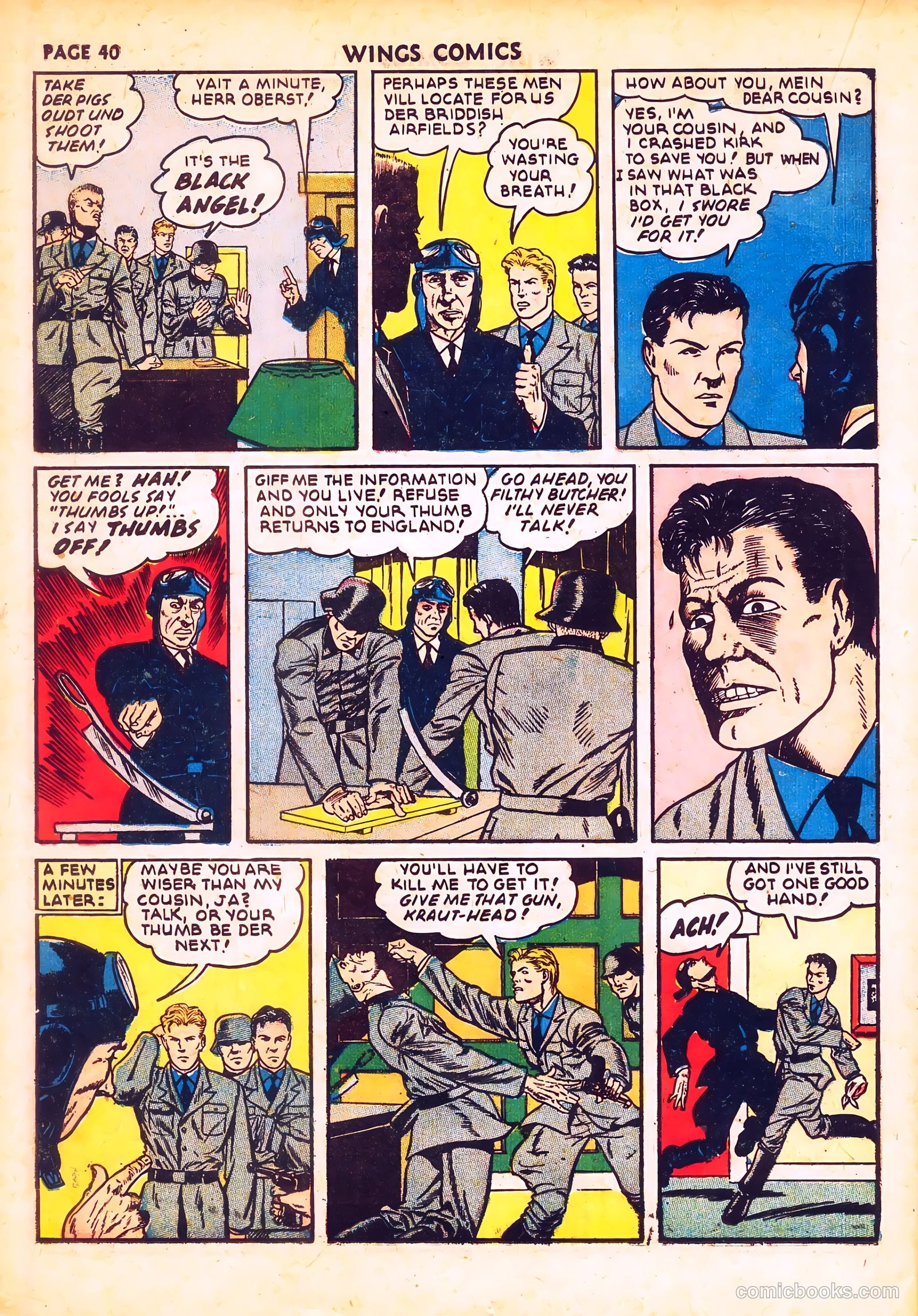 Wings Comics #20 — page 42 of 68