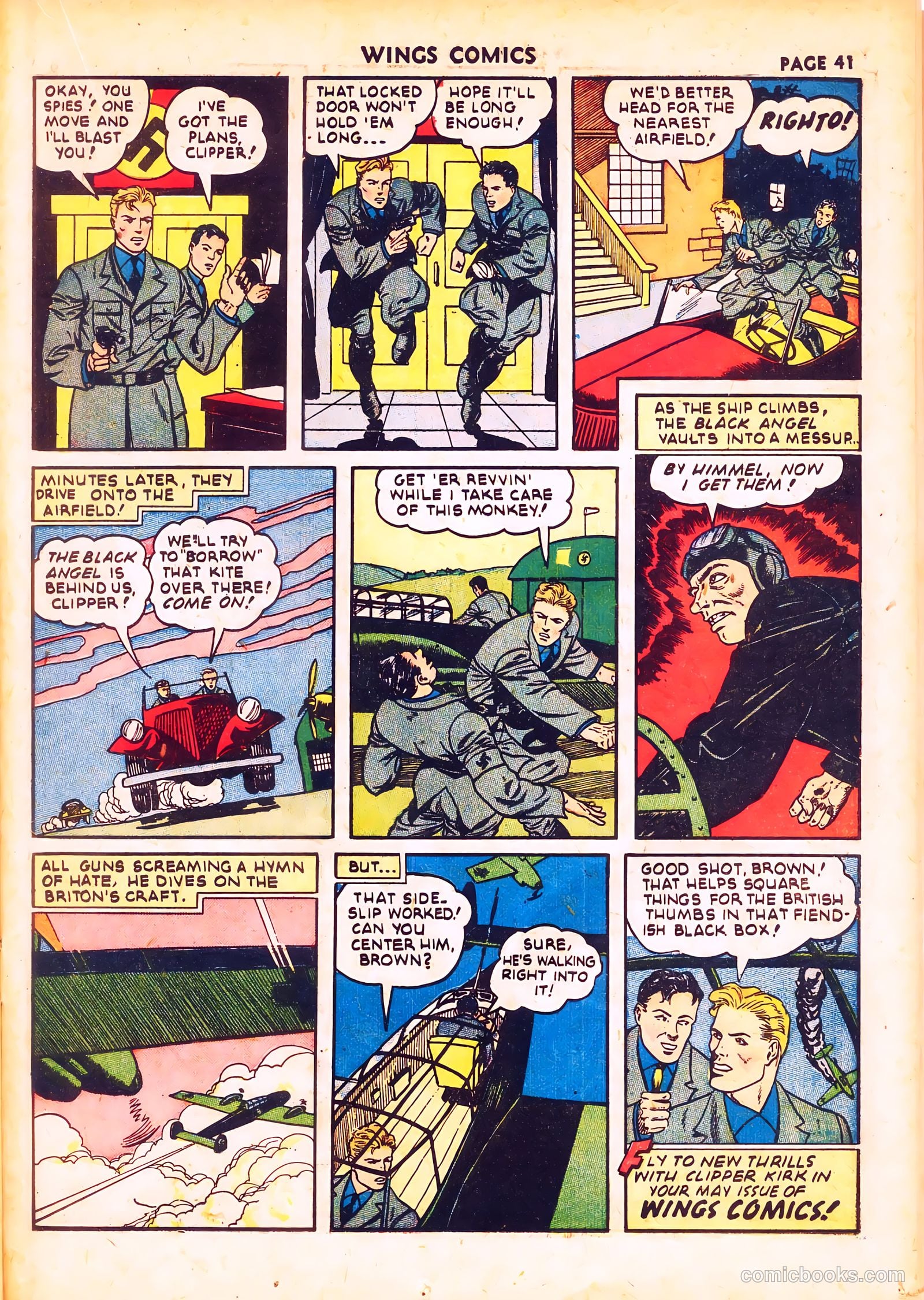 Wings Comics #20 — page 43 of 68