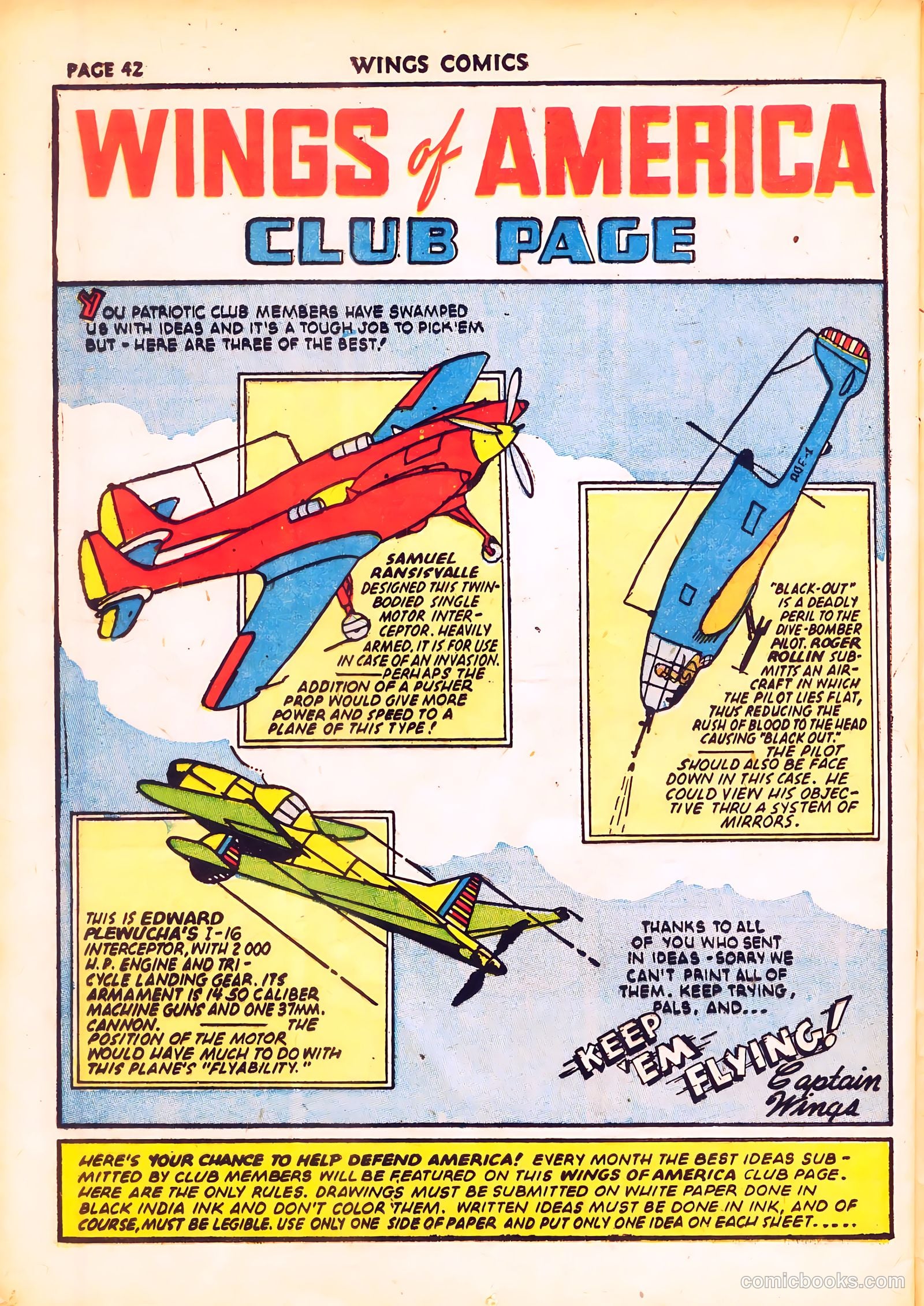 Wings Comics #20 — page 44 of 68