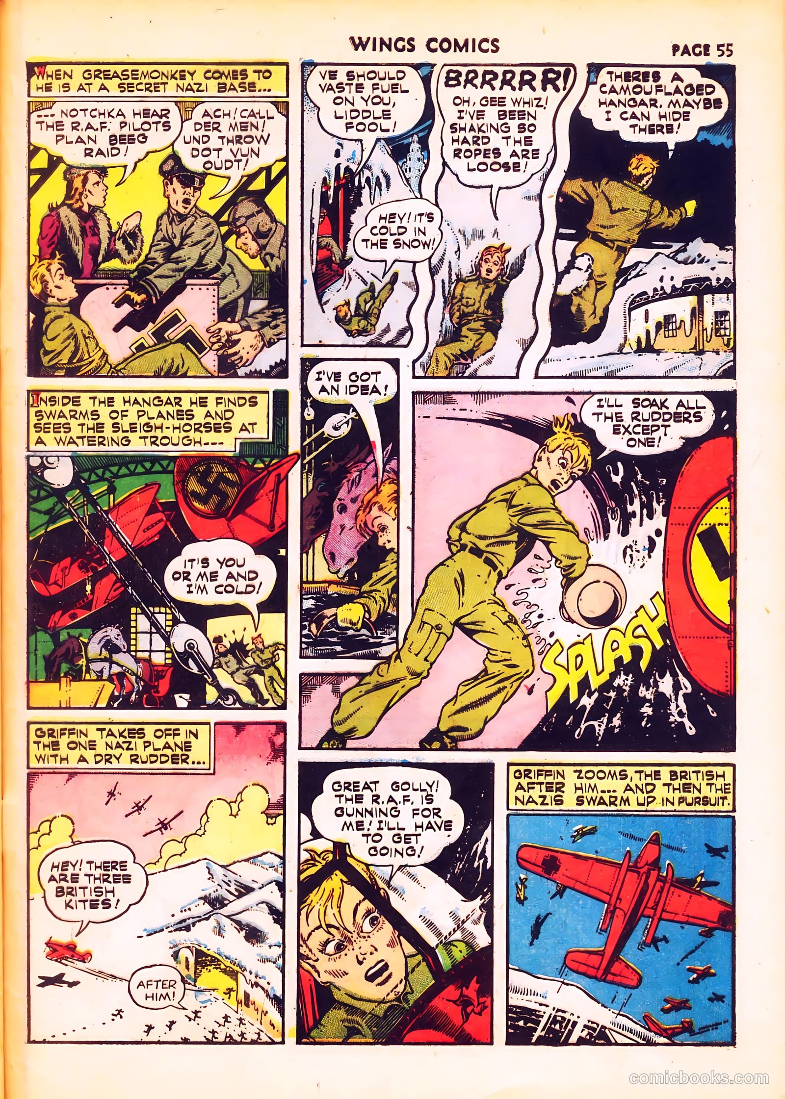Wings Comics #20 — page 57 of 68