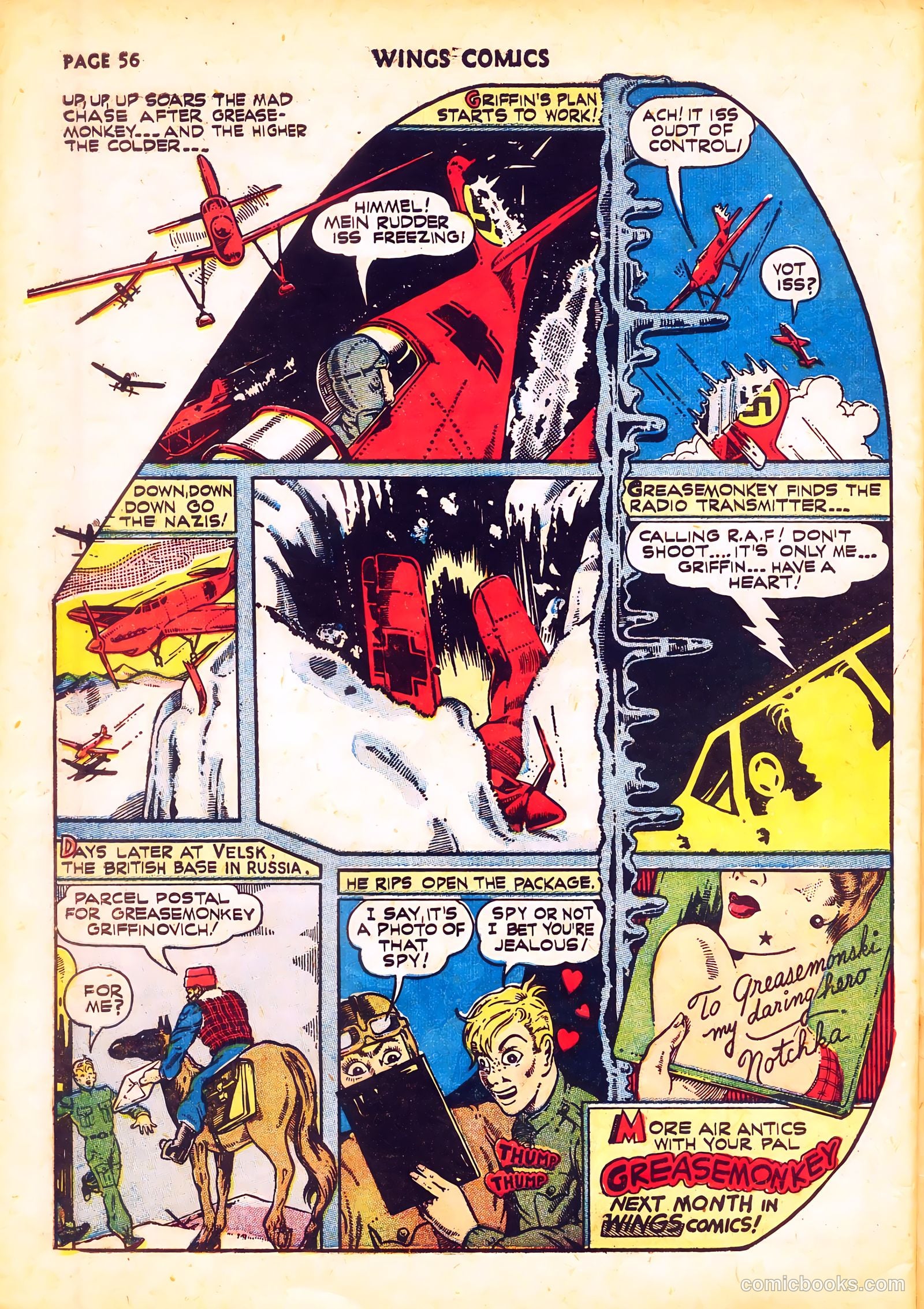 Wings Comics #20 — page 58 of 68
