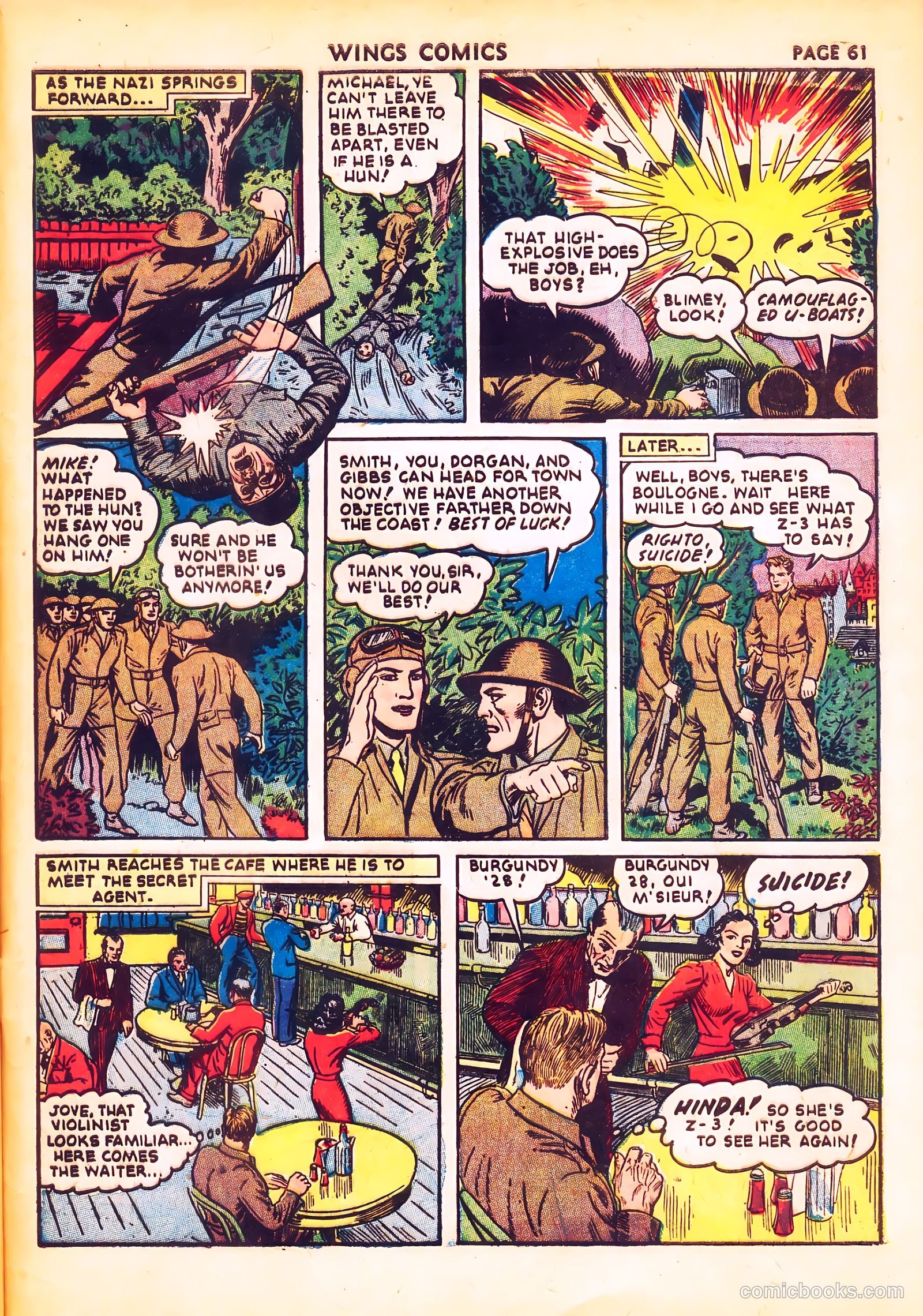 Wings Comics #20 — page 63 of 68