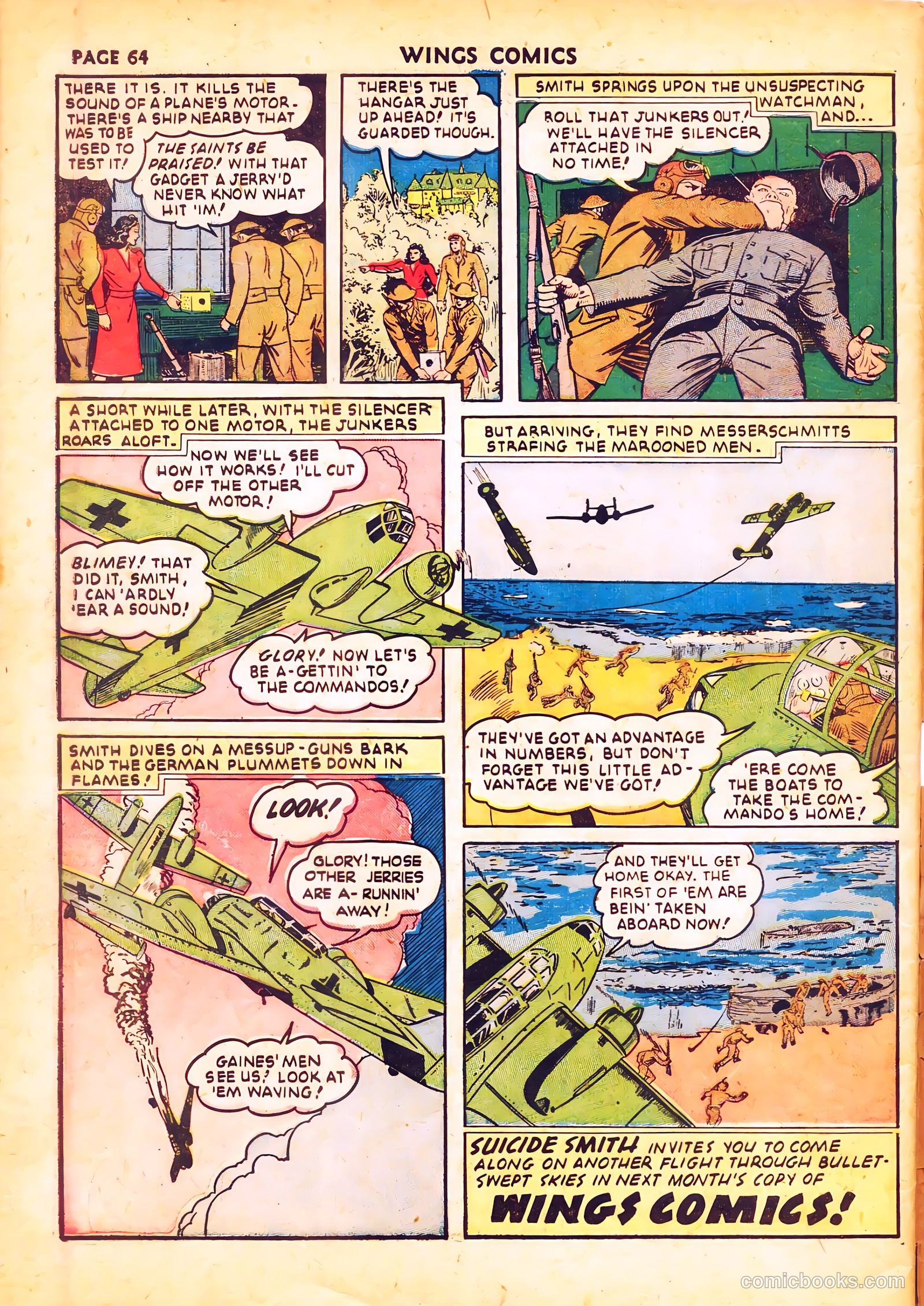 Wings Comics #20 — page 66 of 68