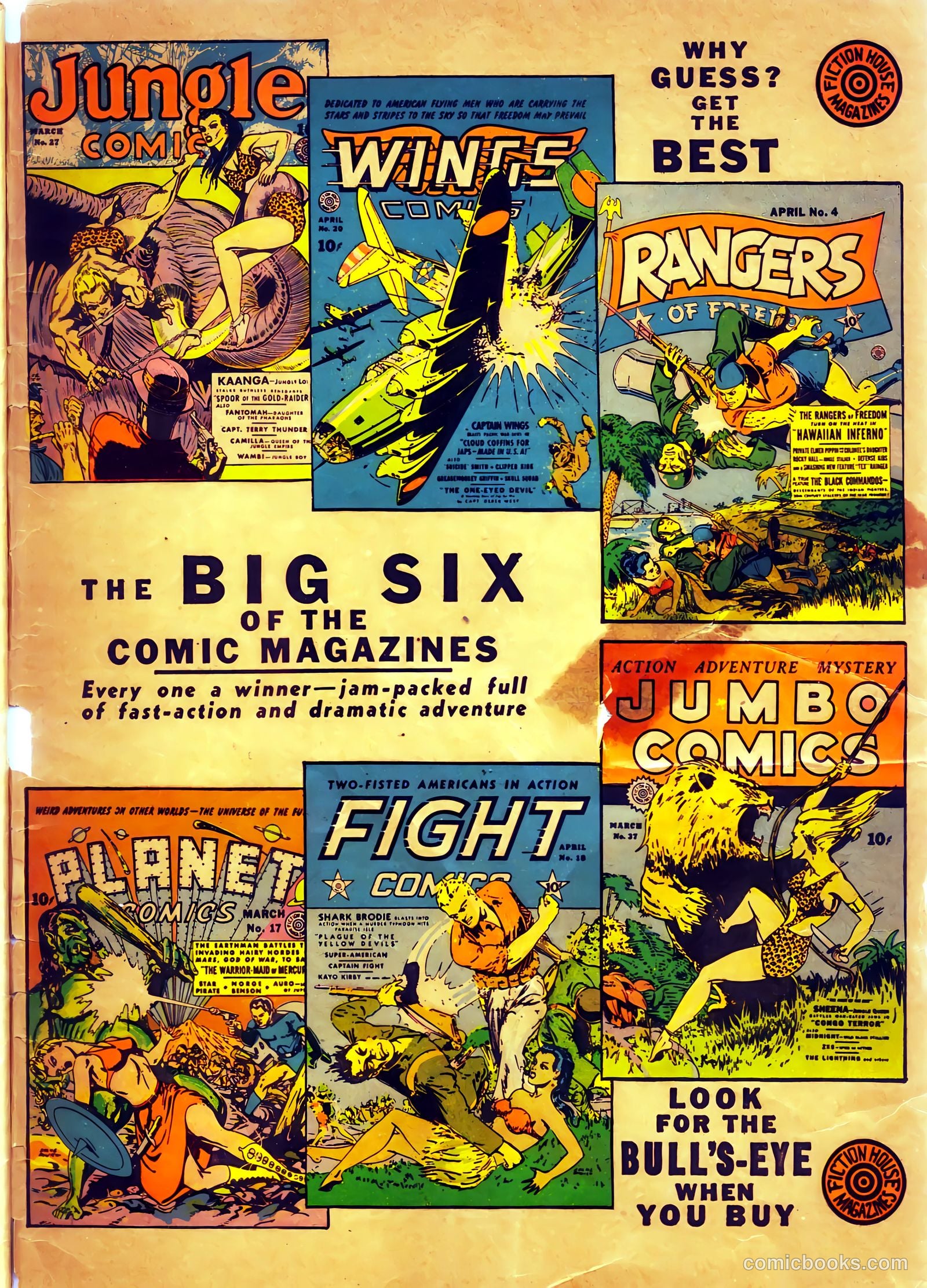 Wings Comics #20 — page 67 of 68