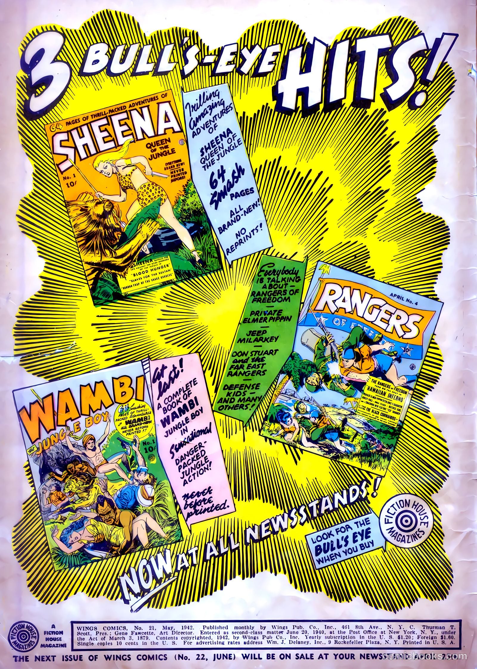 Wings Comics #21 — page 2 of 68