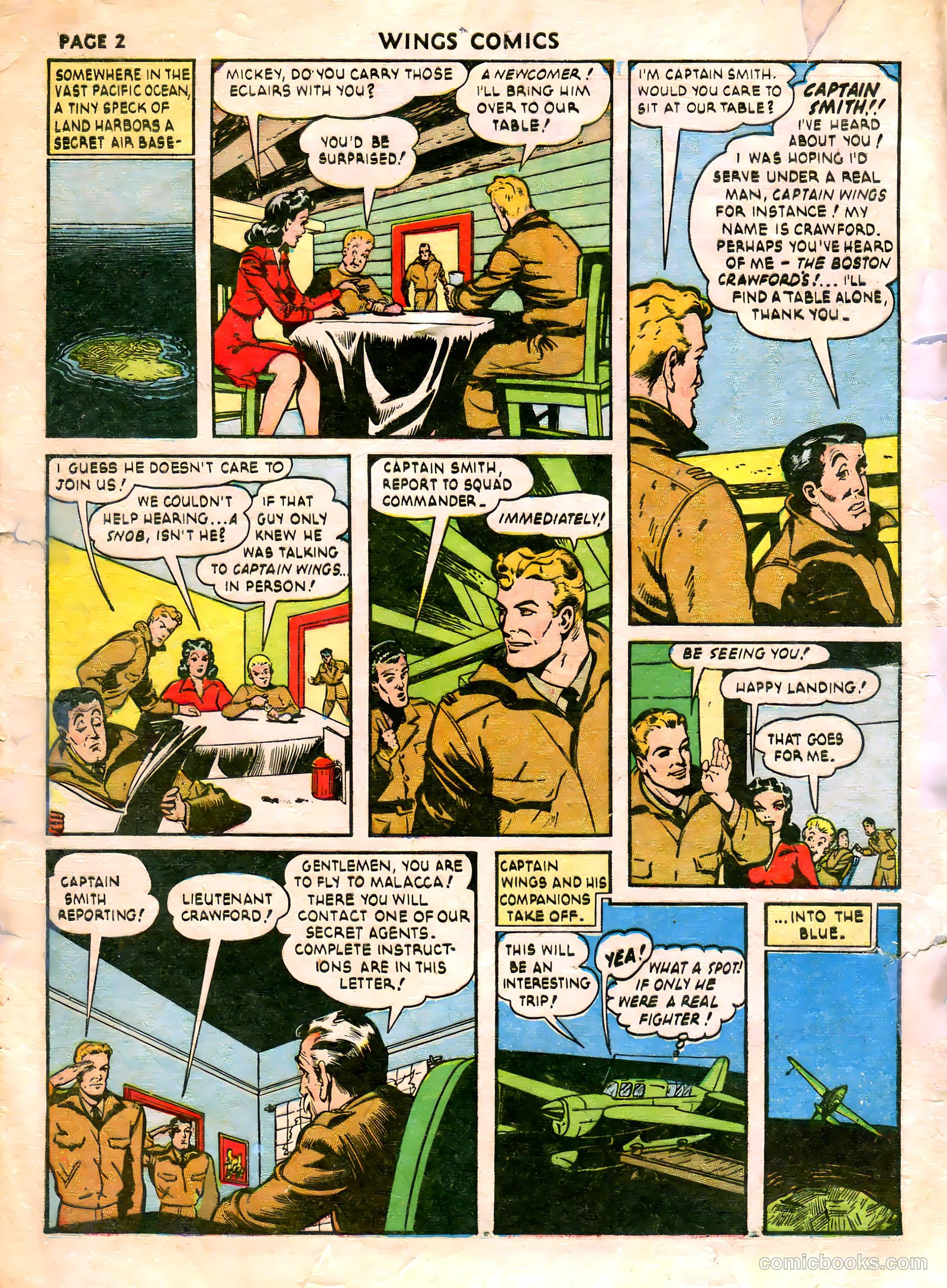 Wings Comics #21 — page 4 of 68