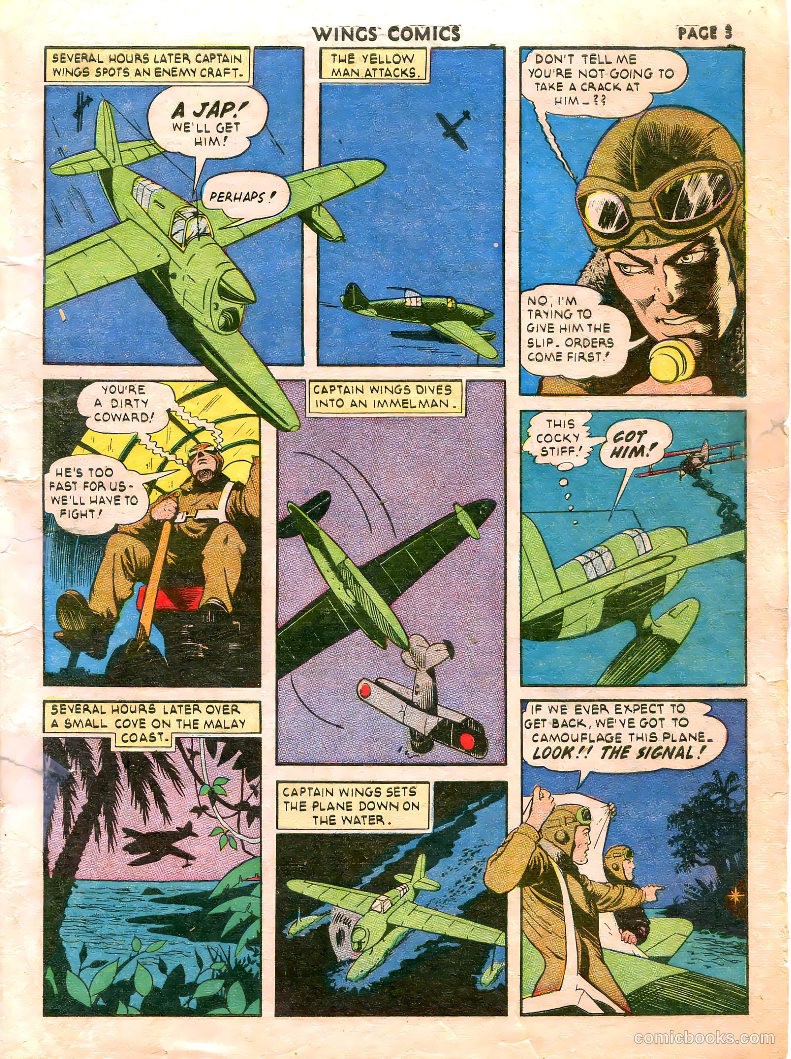 Wings Comics #21 — page 5 of 68