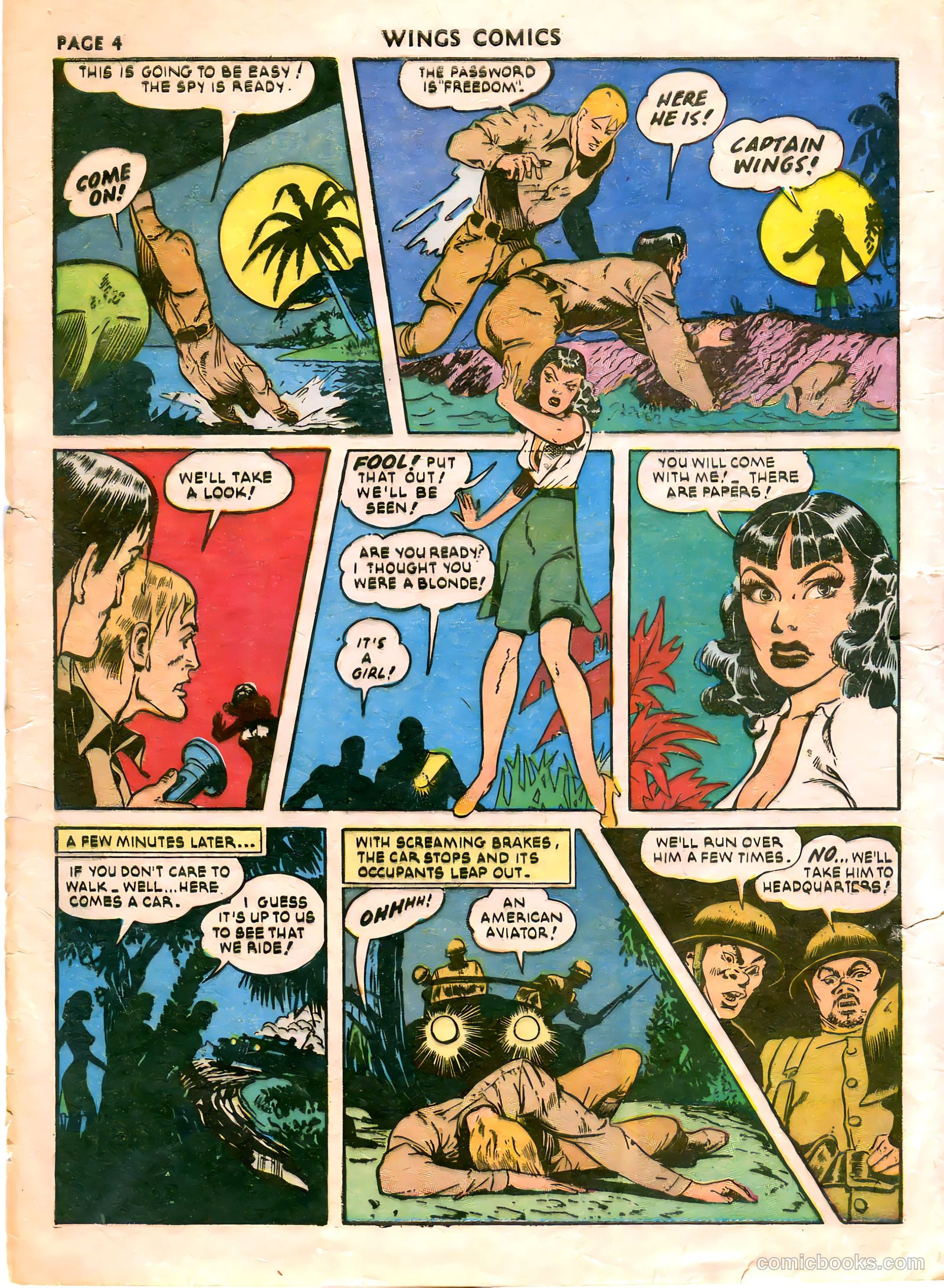 Wings Comics #21 — page 6 of 68