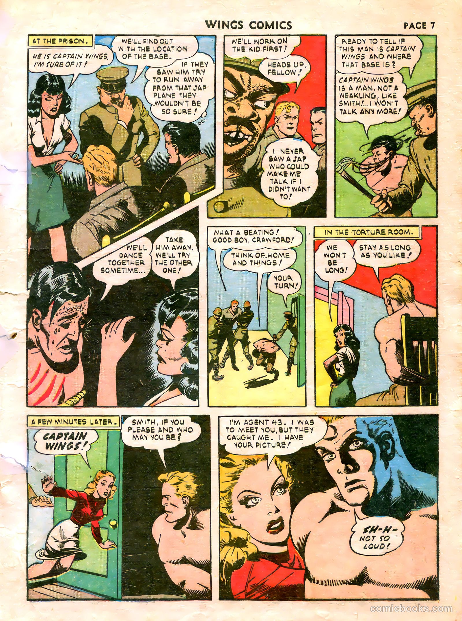 Wings Comics #21 — page 9 of 68
