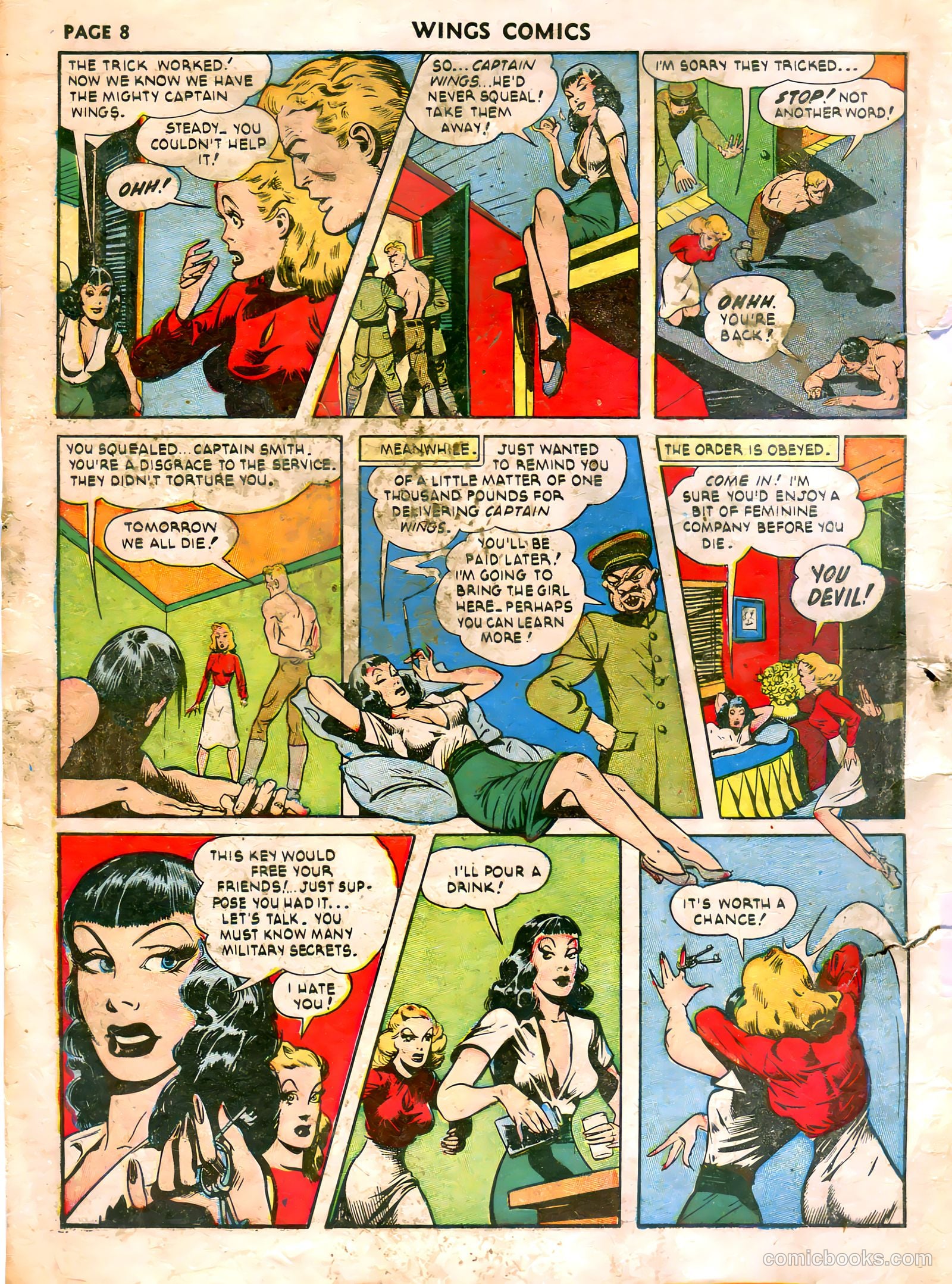 Wings Comics #21 — page 10 of 68