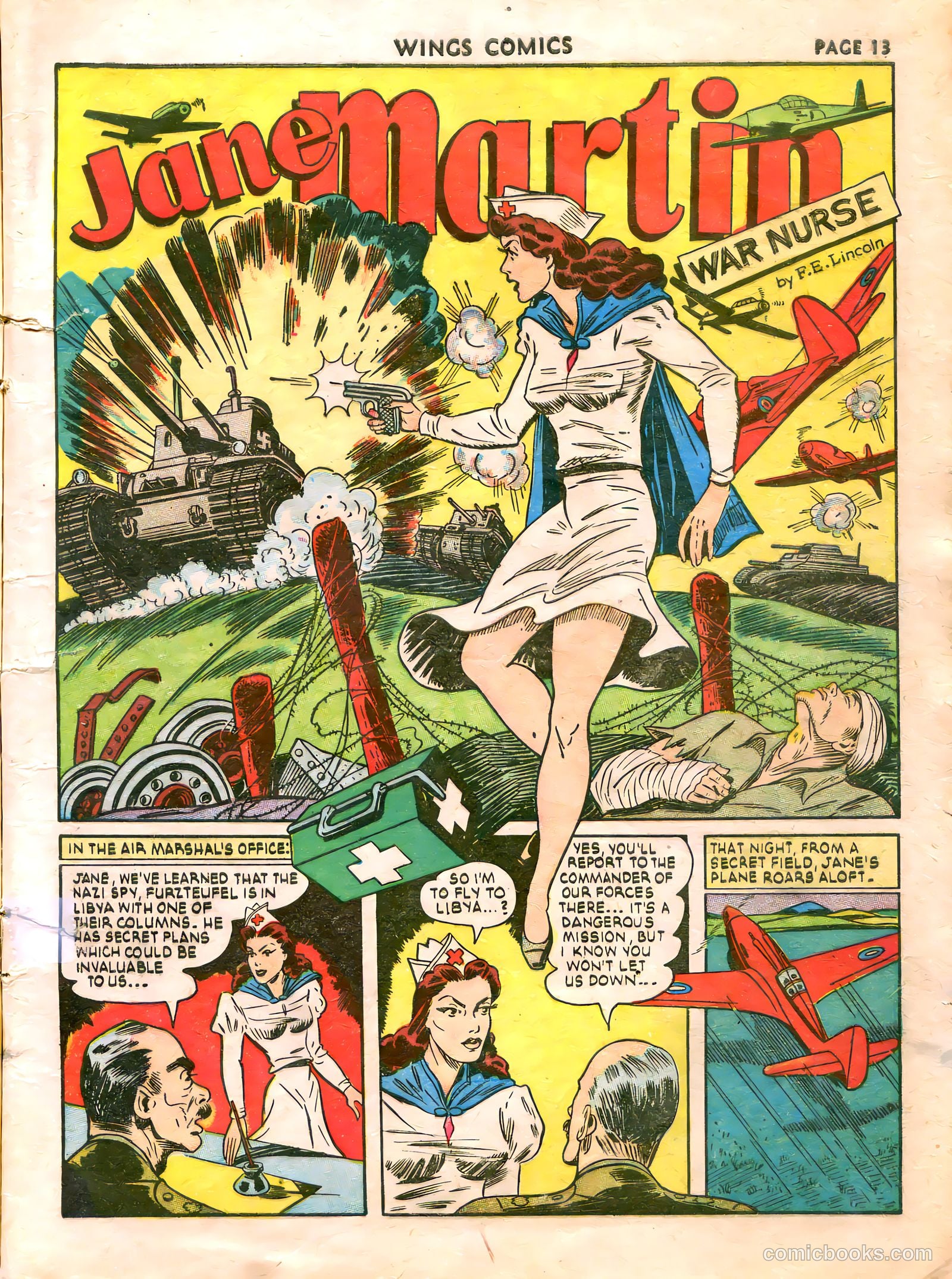 Wings Comics #21 — page 15 of 68
