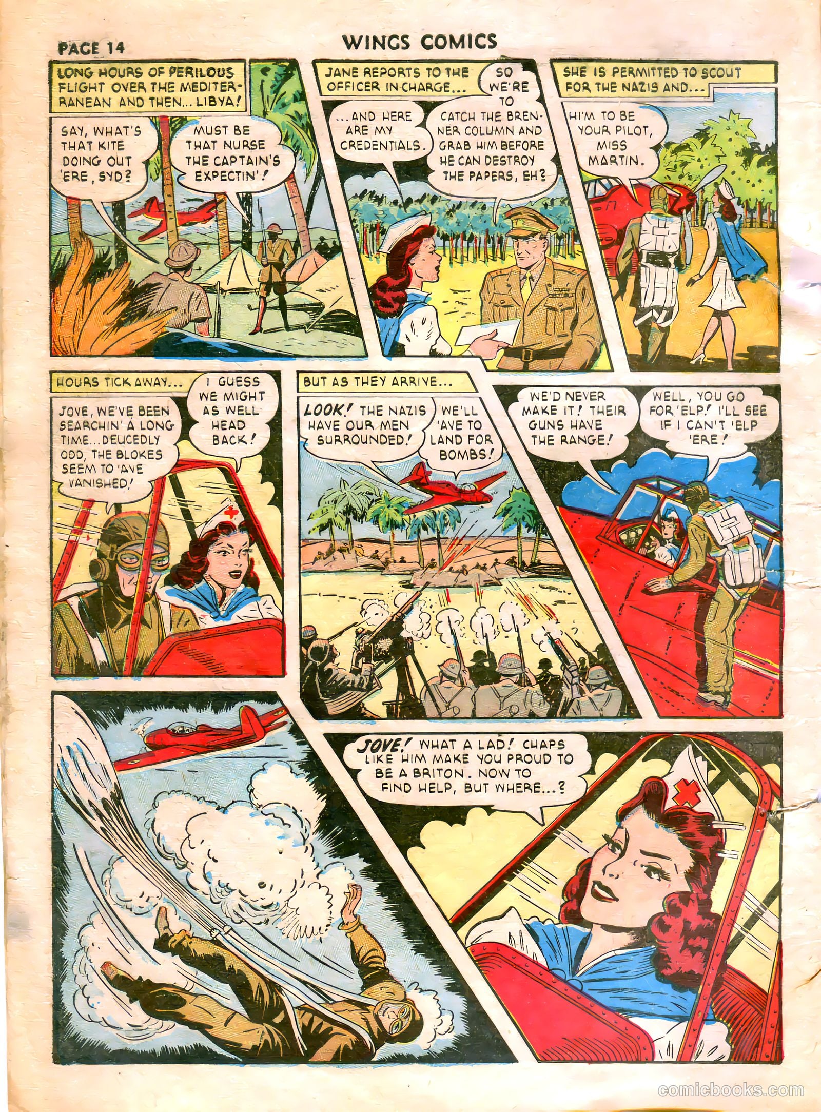 Wings Comics #21 — page 16 of 68