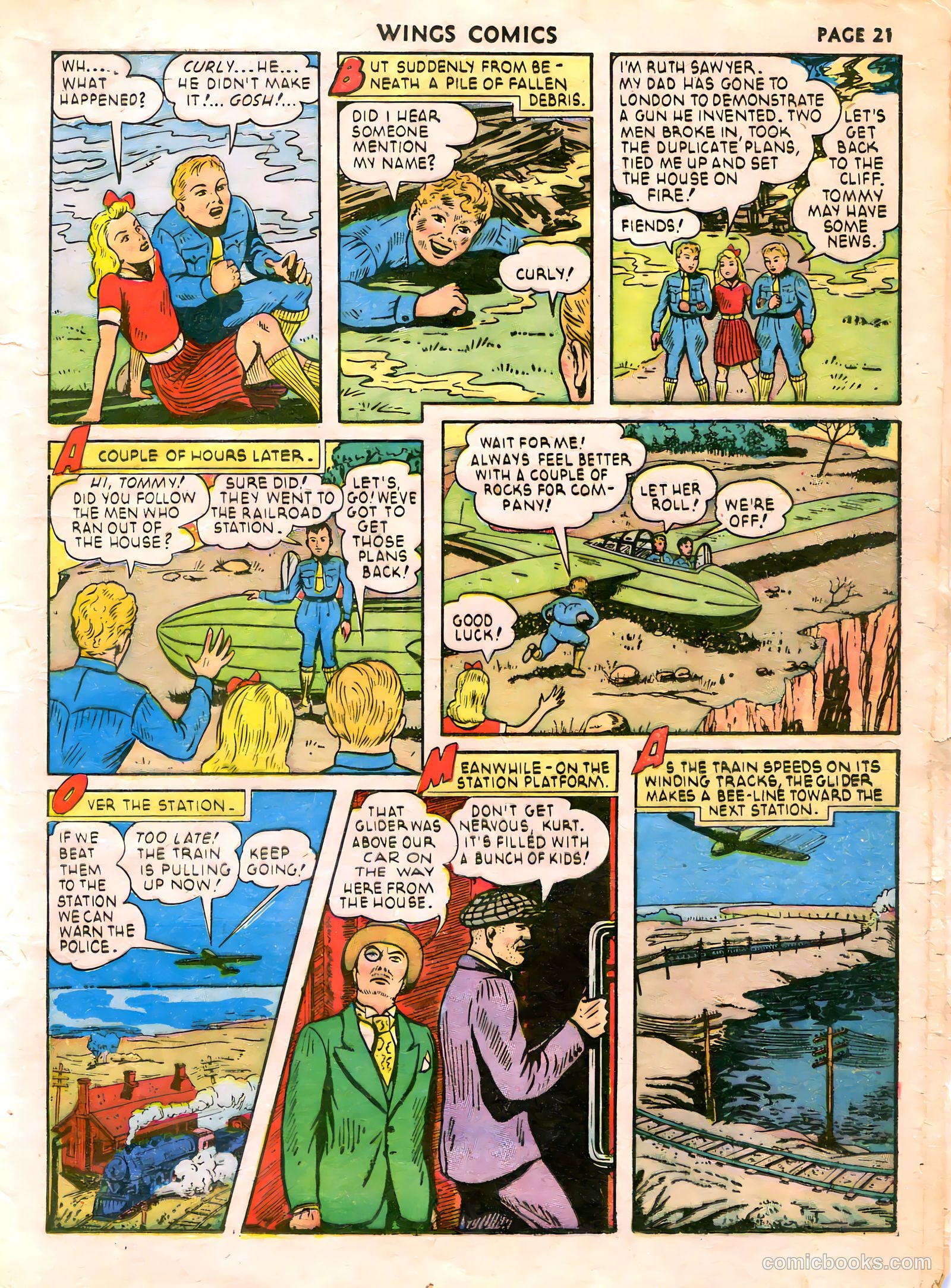 Wings Comics #21 — page 23 of 68