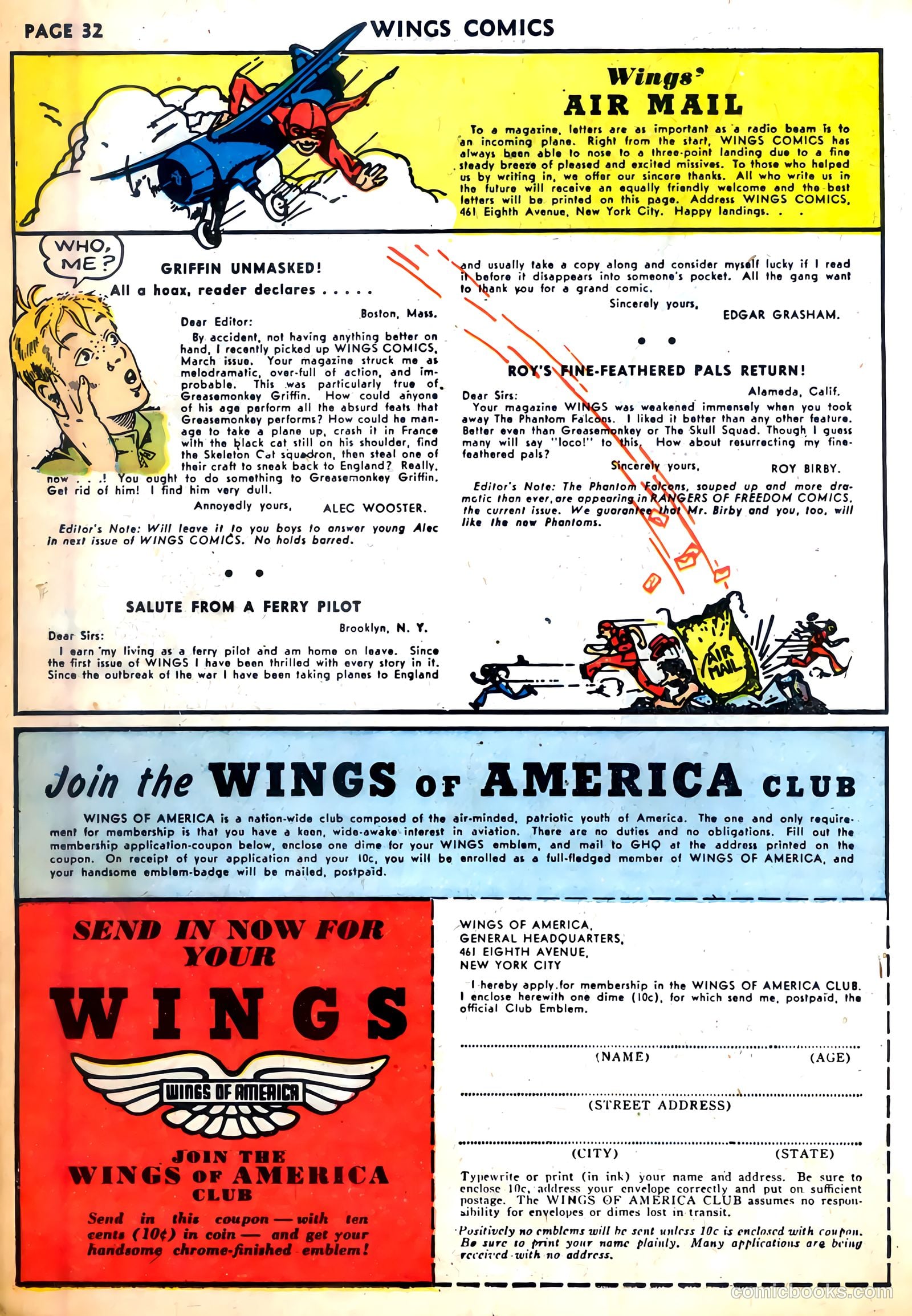 Wings Comics #21 — page 34 of 68