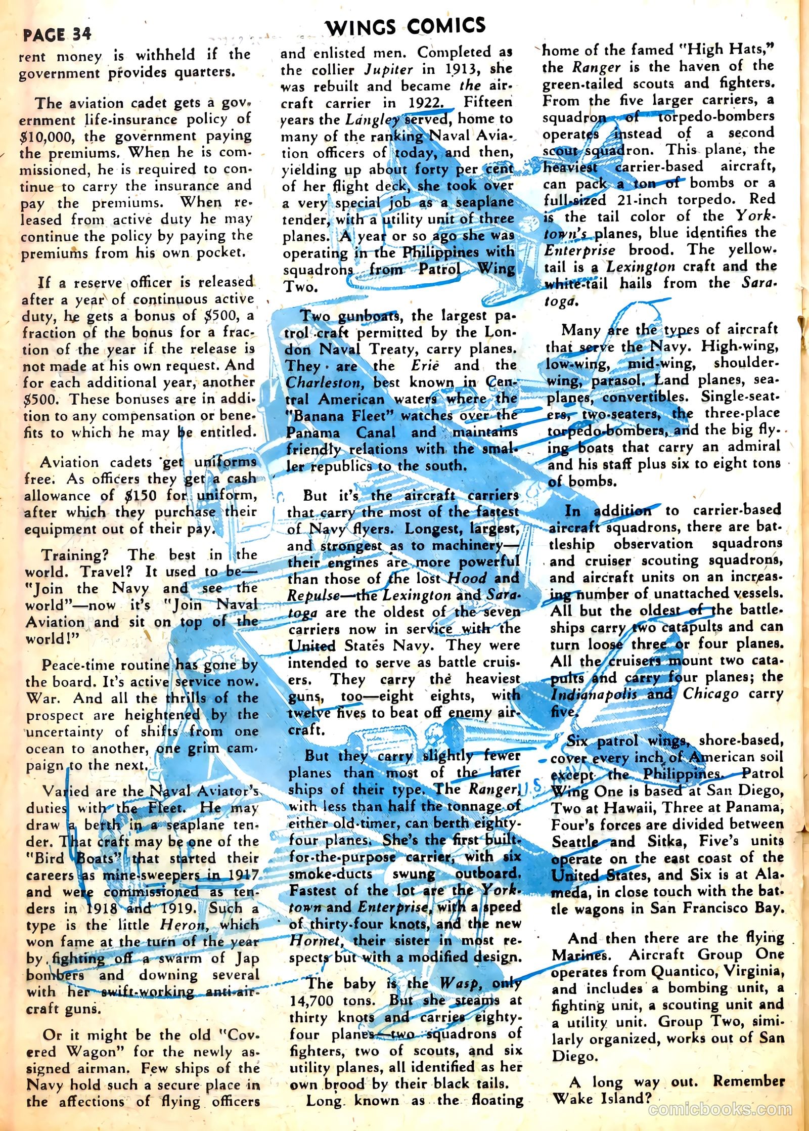 Wings Comics #21 — page 36 of 68