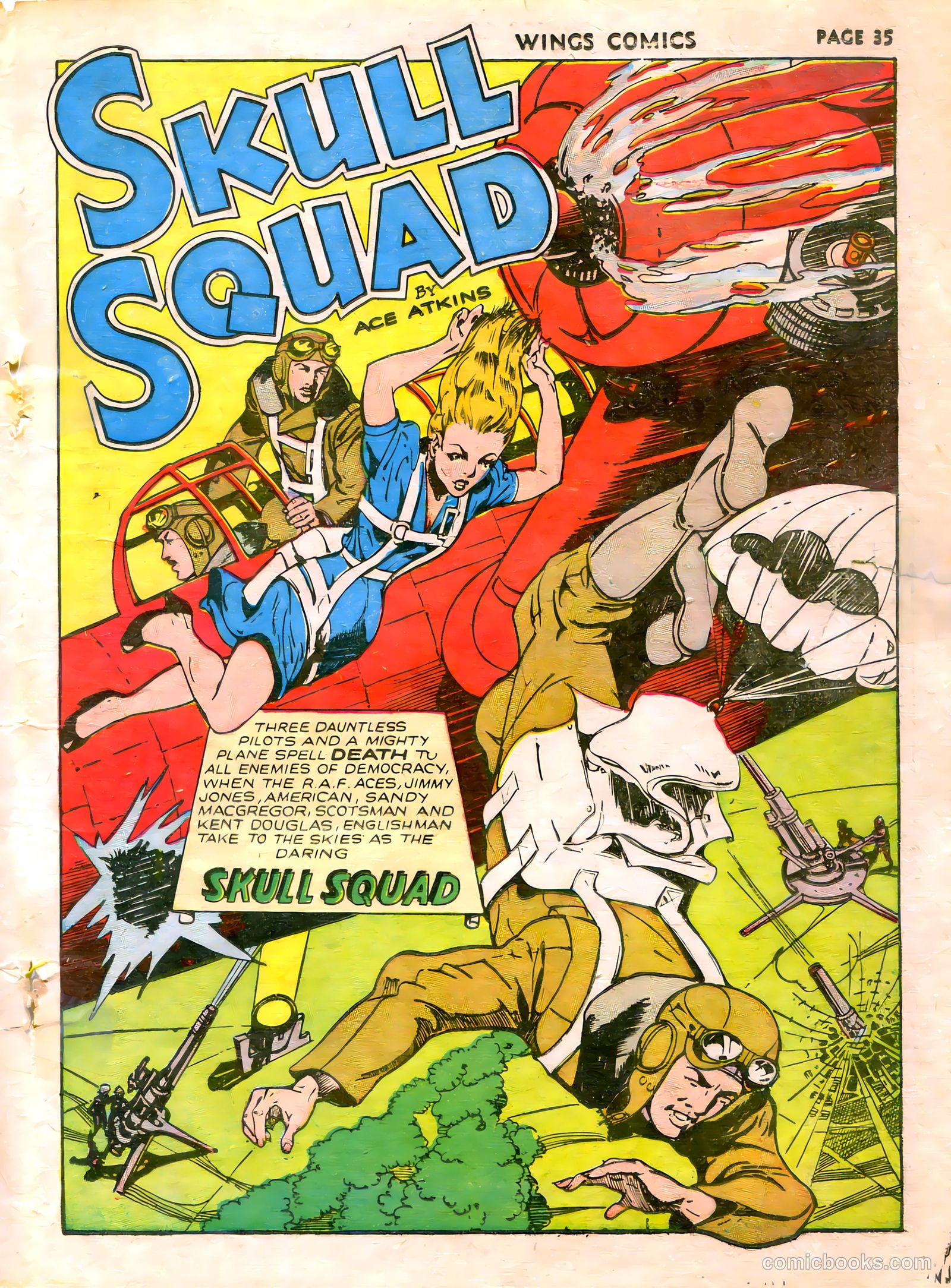 Wings Comics #21 — page 37 of 68