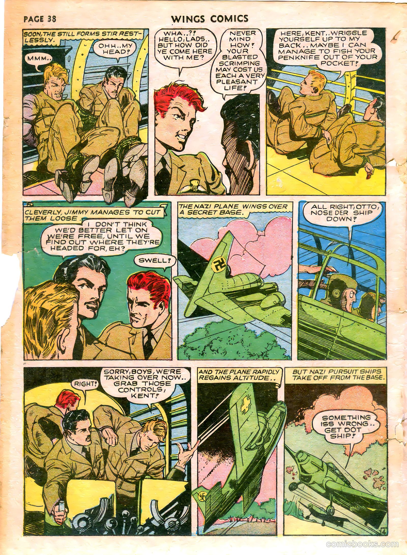 Wings Comics #21 — page 40 of 68