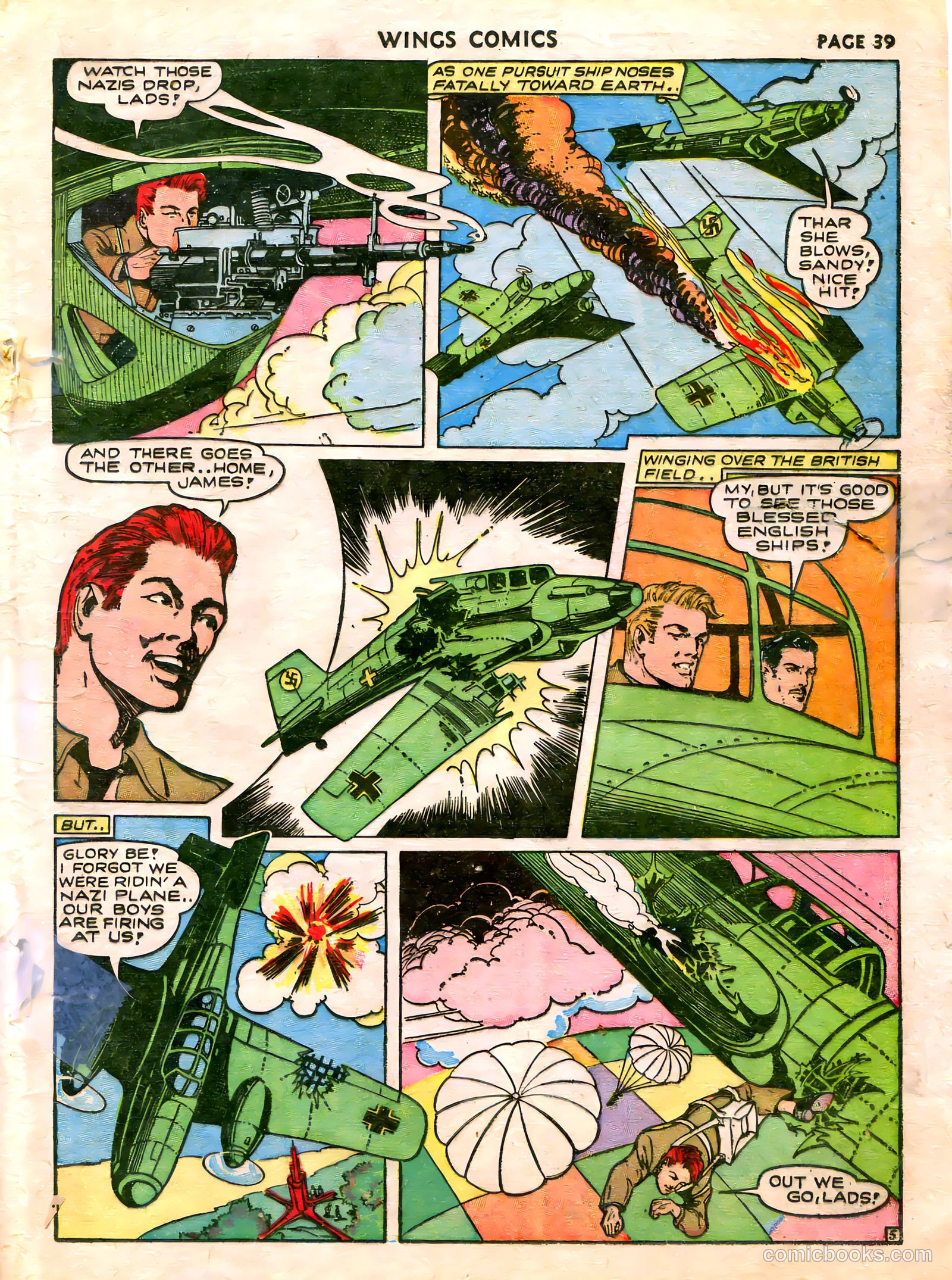 Wings Comics #21 — page 41 of 68