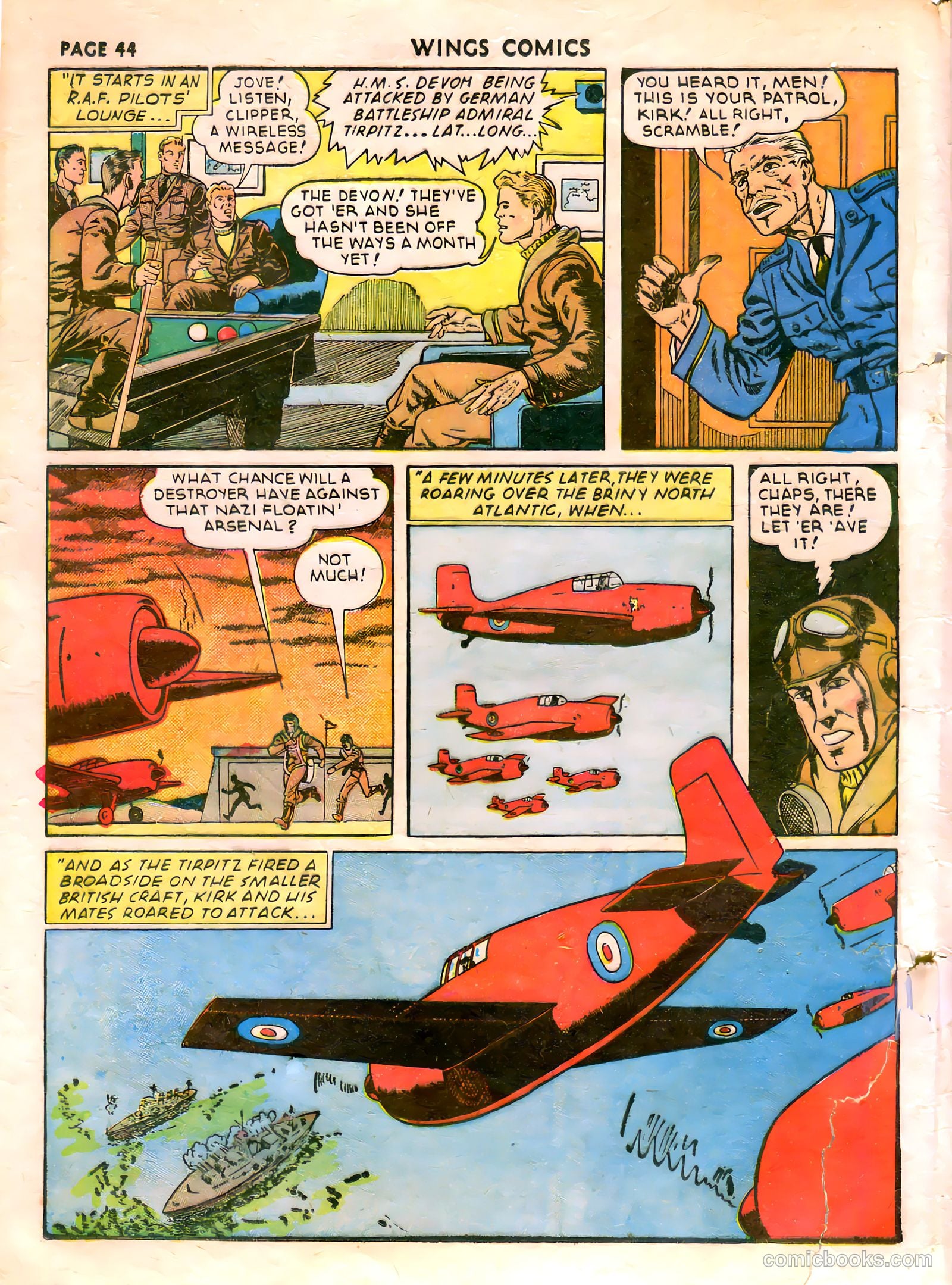 Wings Comics #21 — page 46 of 68